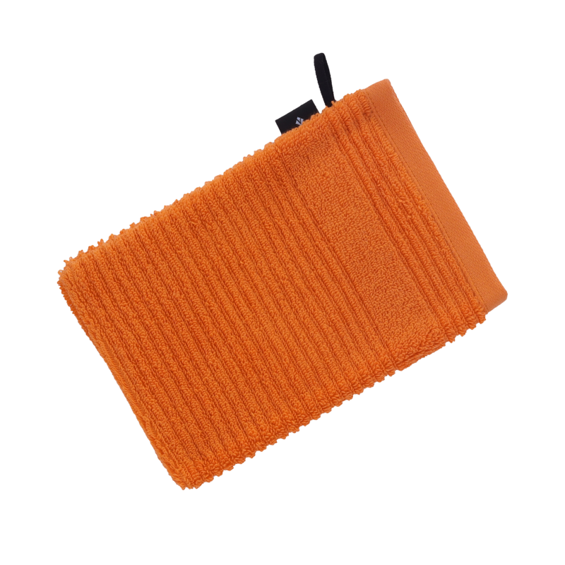 Vossen Waschhandschuh Tomorrow Electric Orange 16x22cm Vossen Waschhandschuh Tomorrow Electric Orange 16x22cm