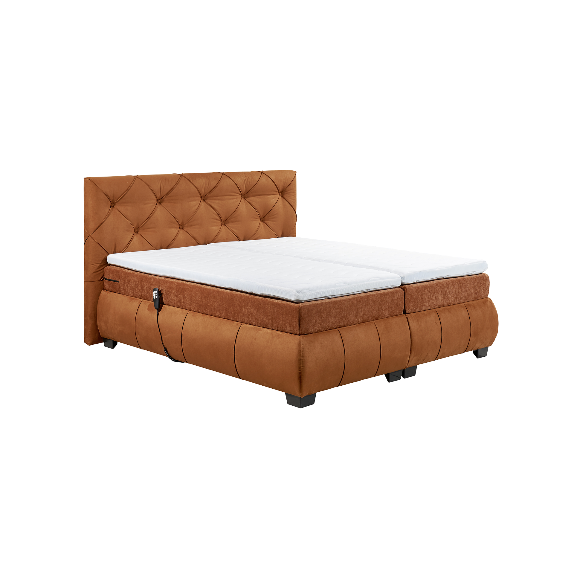 Inovationi Boxspringbett Monaco Braun 180x200 cm Inovationi Boxspringbett Monaco Braun 180x200 cm