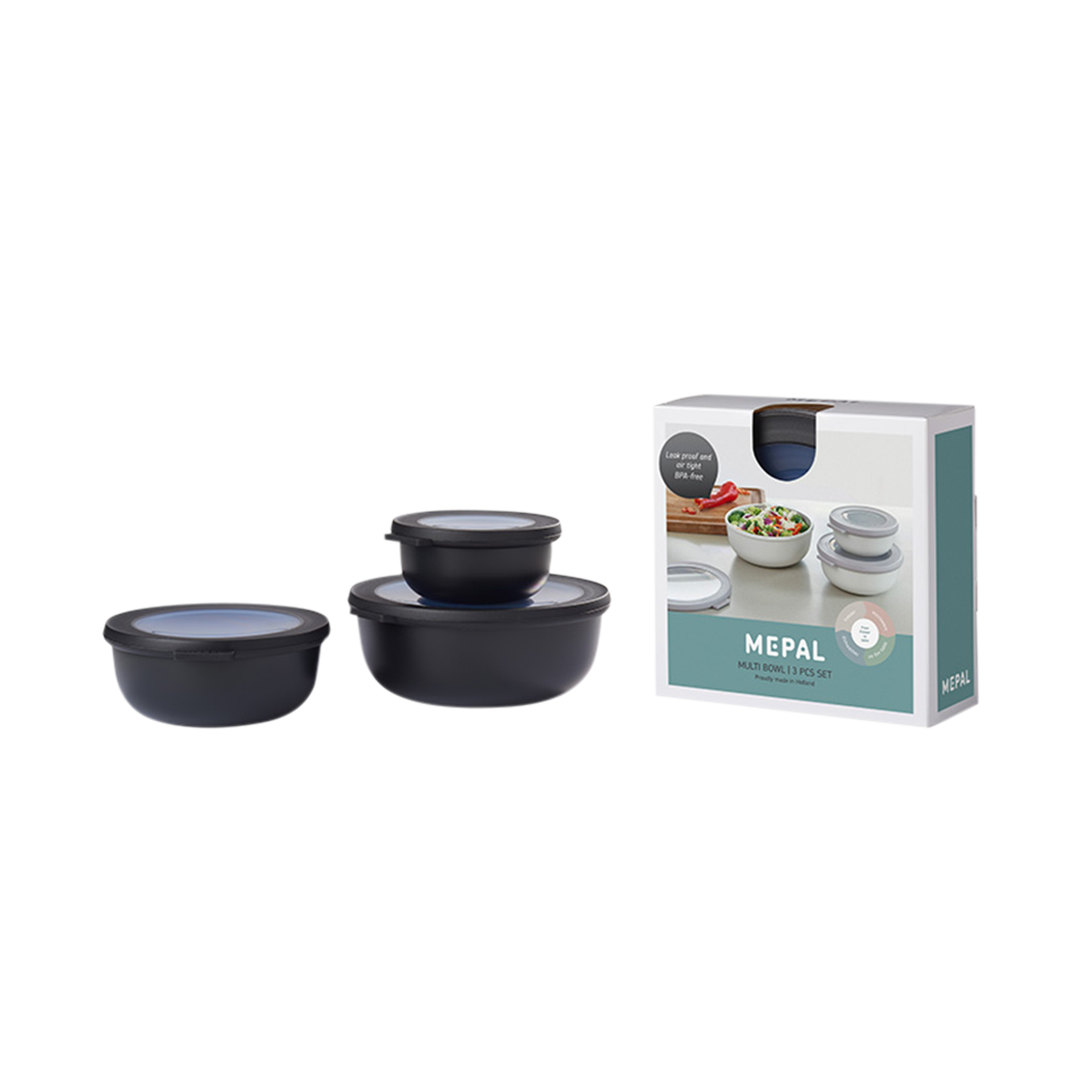 Mepal Schüssel Cirqula Nordic Black Mepal Schüssel Cirqula Nordic Black