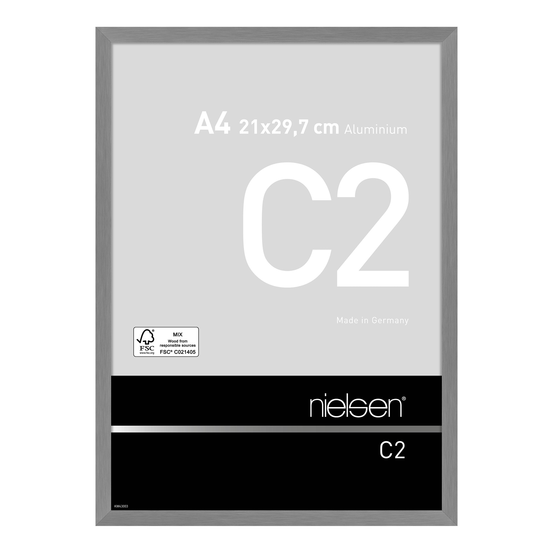 Bilderrahmen C2 Grau Stucktur matt