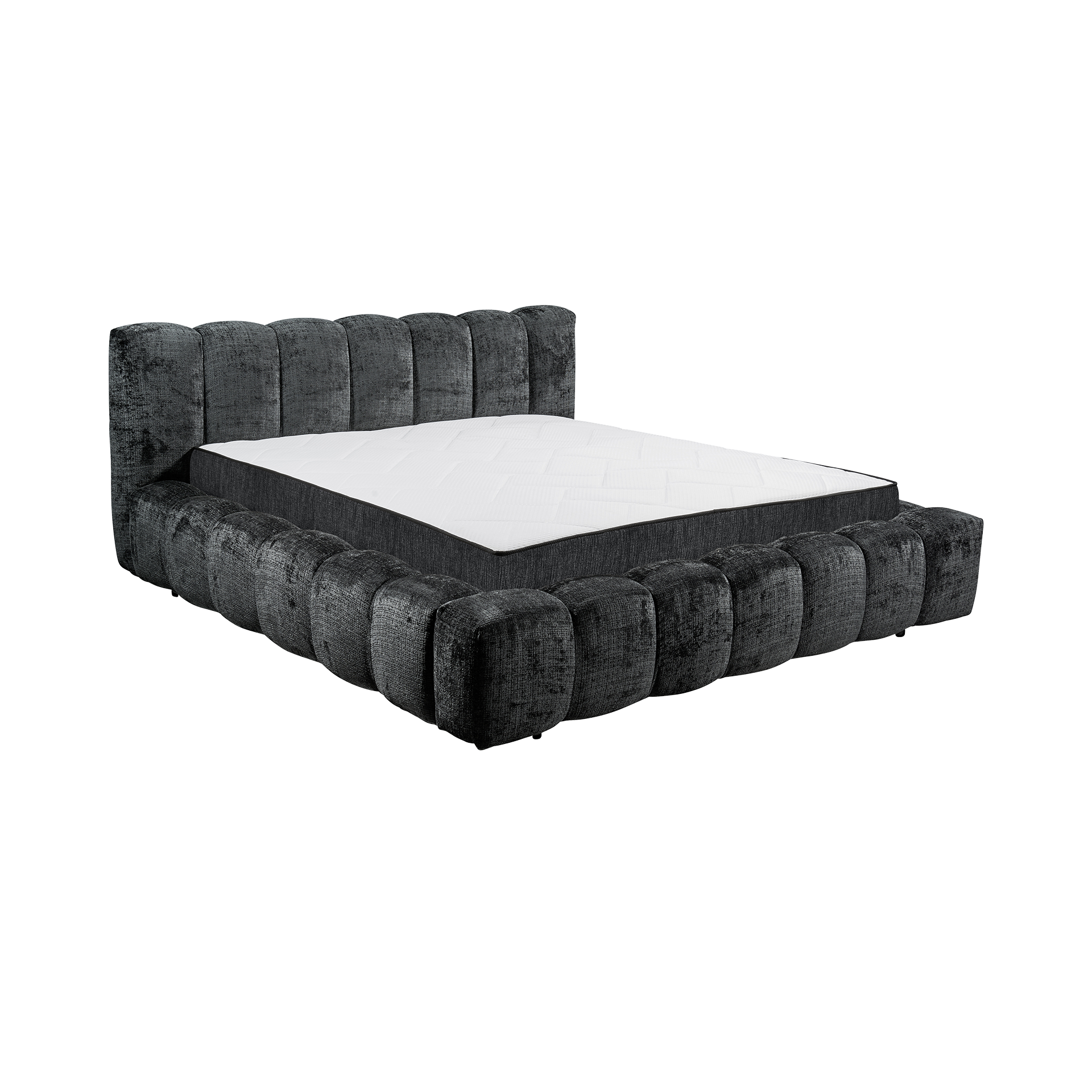 Paul Phillip Polsterbett Baxter Bezug Cremona Black Fuß Schwarz 180x200 cm Paul Phillip Polsterbett Baxter Bezug Cremona Black Fuß Schwarz 180x200 cm