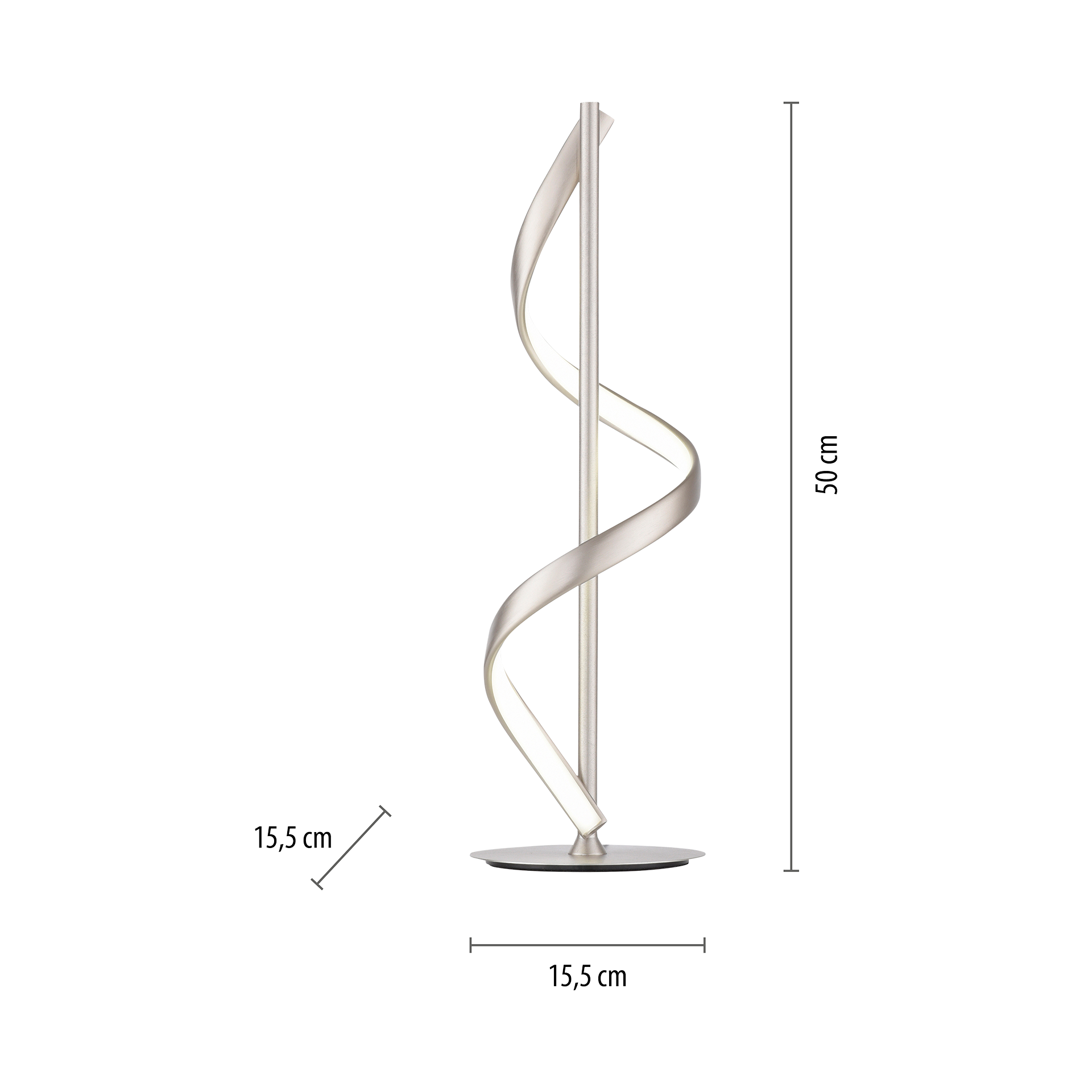 Tischleuchte Q-SWING Silber Tischleuchte Q-SWING Silber
