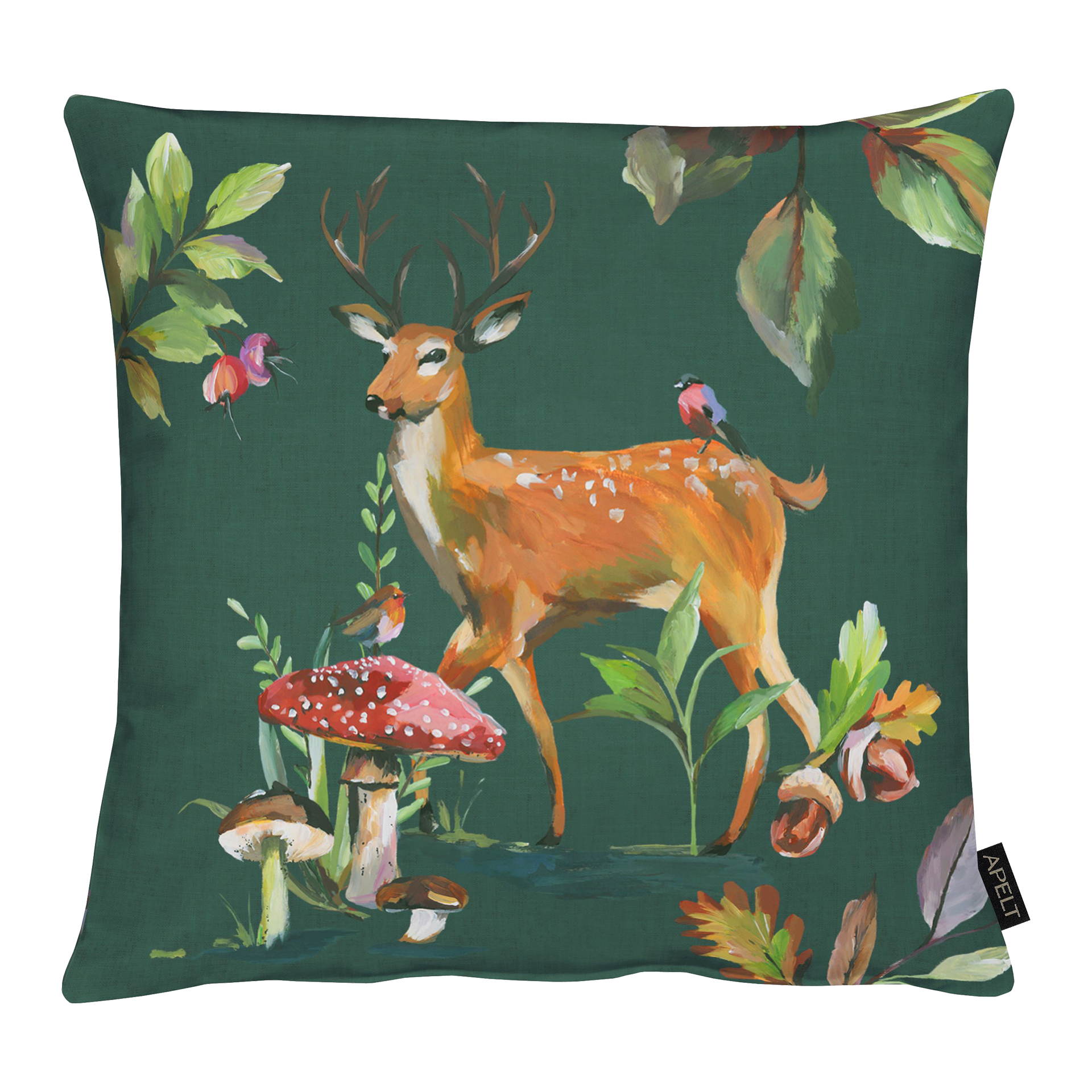 Kissen Hirsch multicolor 45x45cm