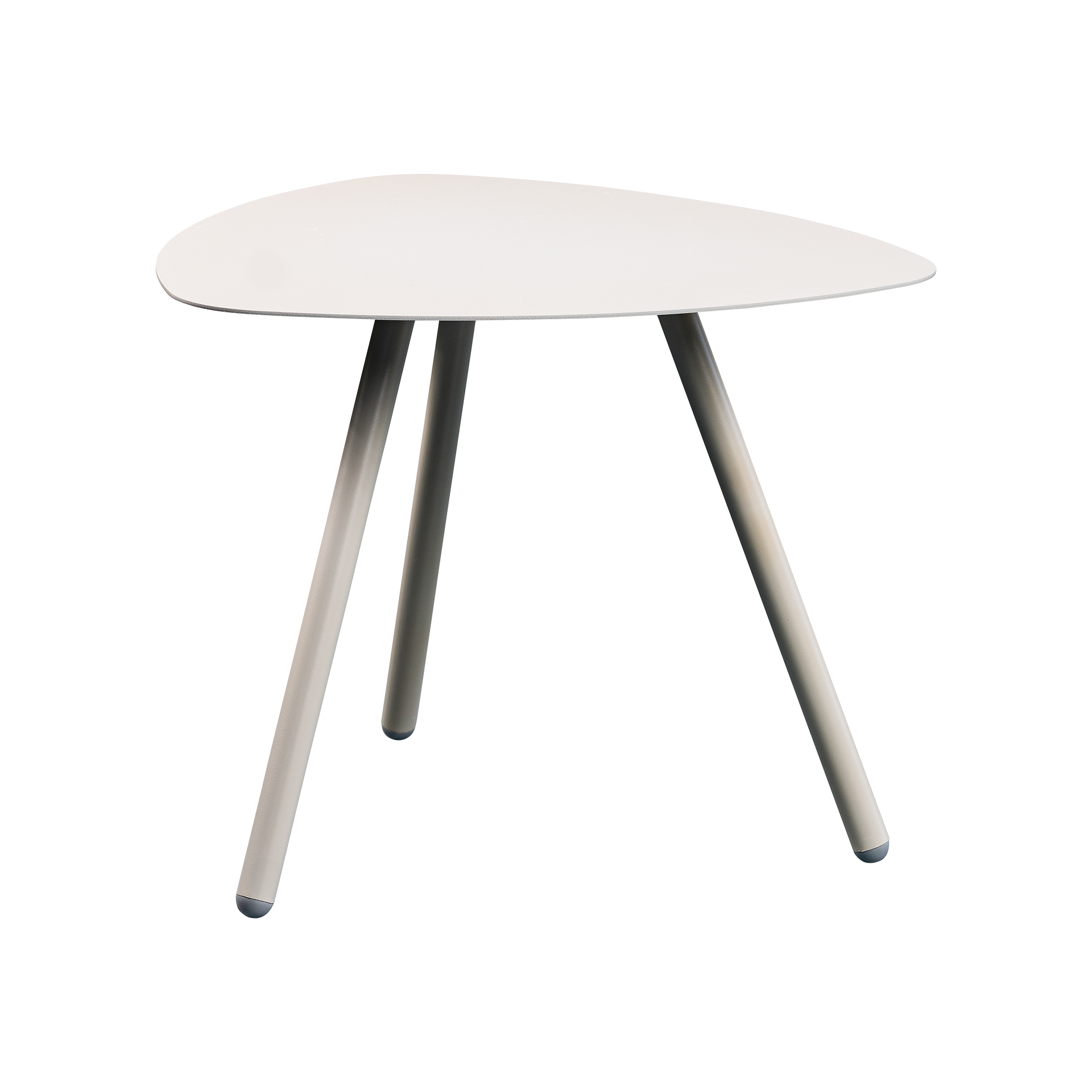 Couchtisch Mido Platte Grau, Gestell Grau 50*50*40