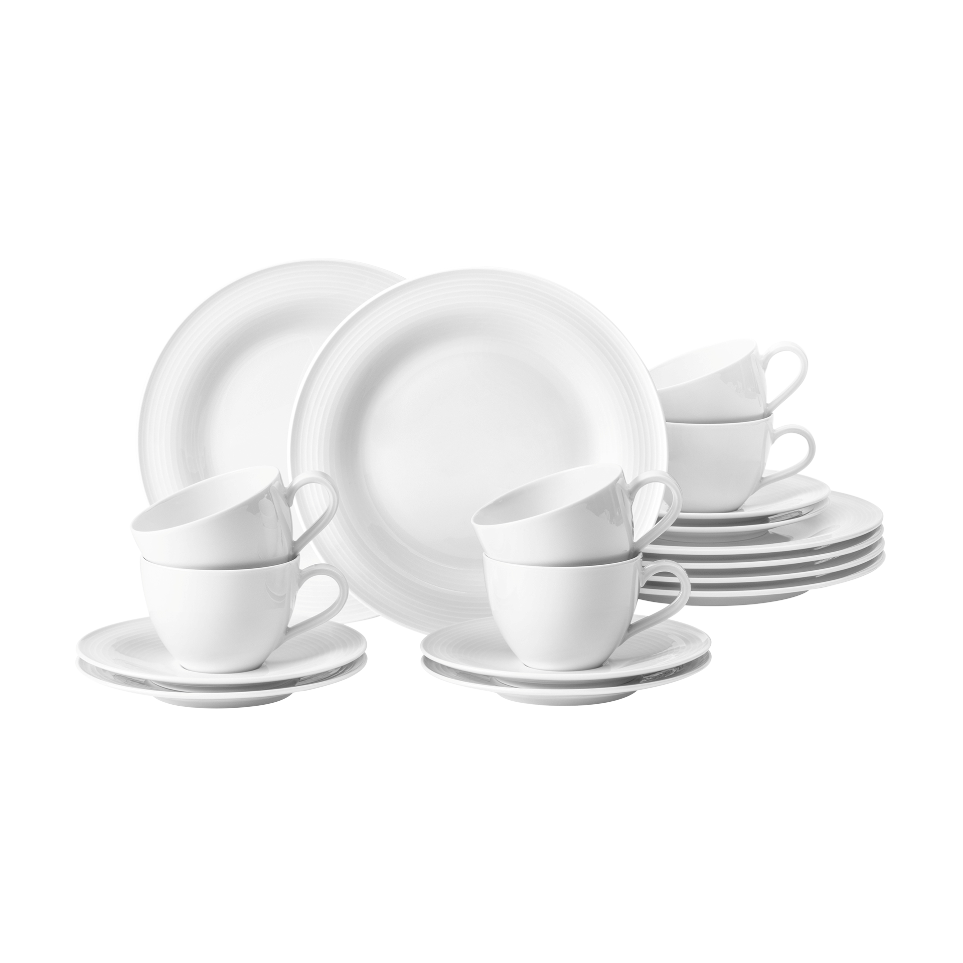Kaffee-Set Beat 18-teilig Weiß Kaffee-Set Beat 18-teilig Weiß