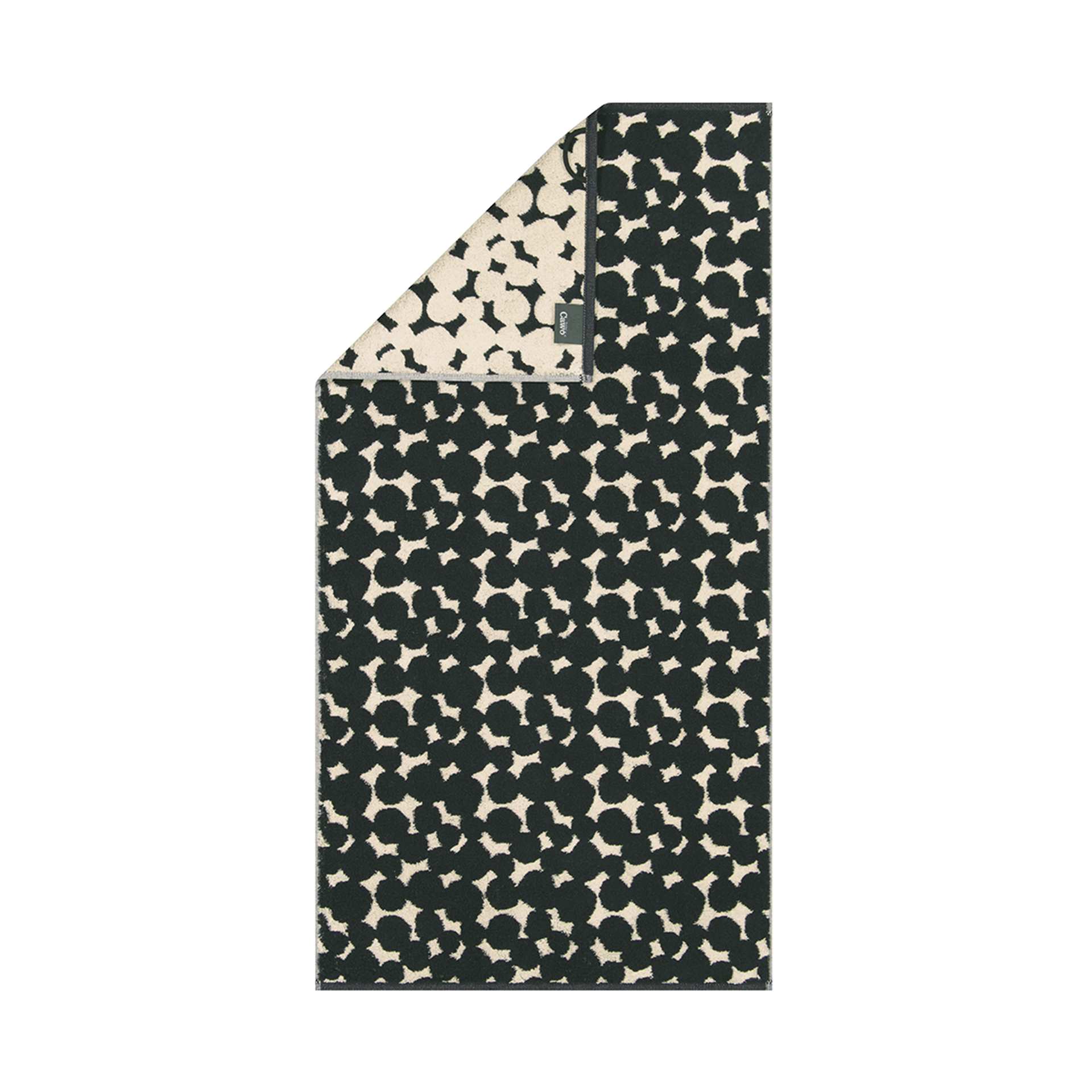 Cawö Handtuch Loft Schwarz 50x100cm Cawö Handtuch Loft Schwarz 50x100cm