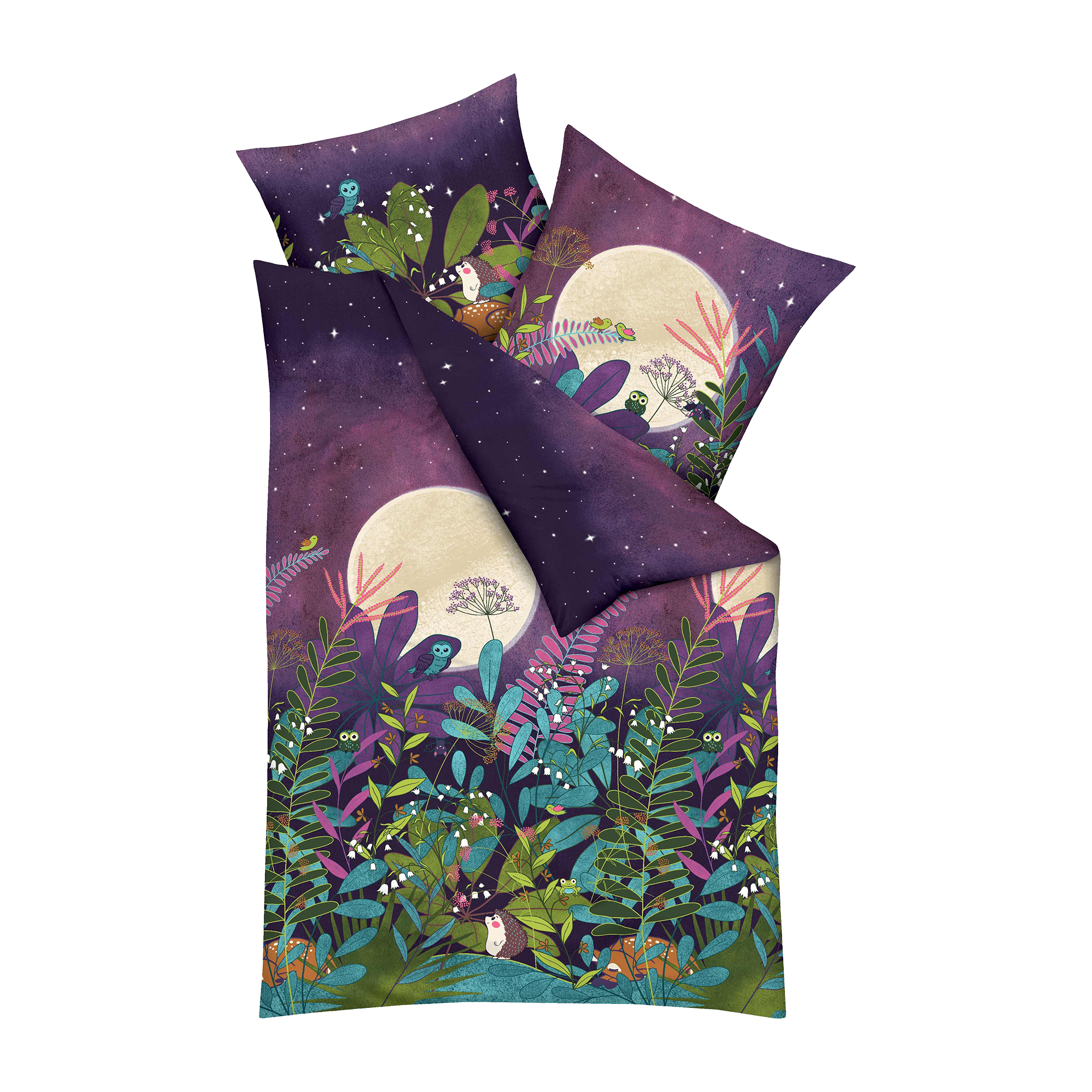 Linon Bettwäsche Moonshine Bunt 135x200cm Linon Bettwäsche Moonshine Bunt 135x200cm