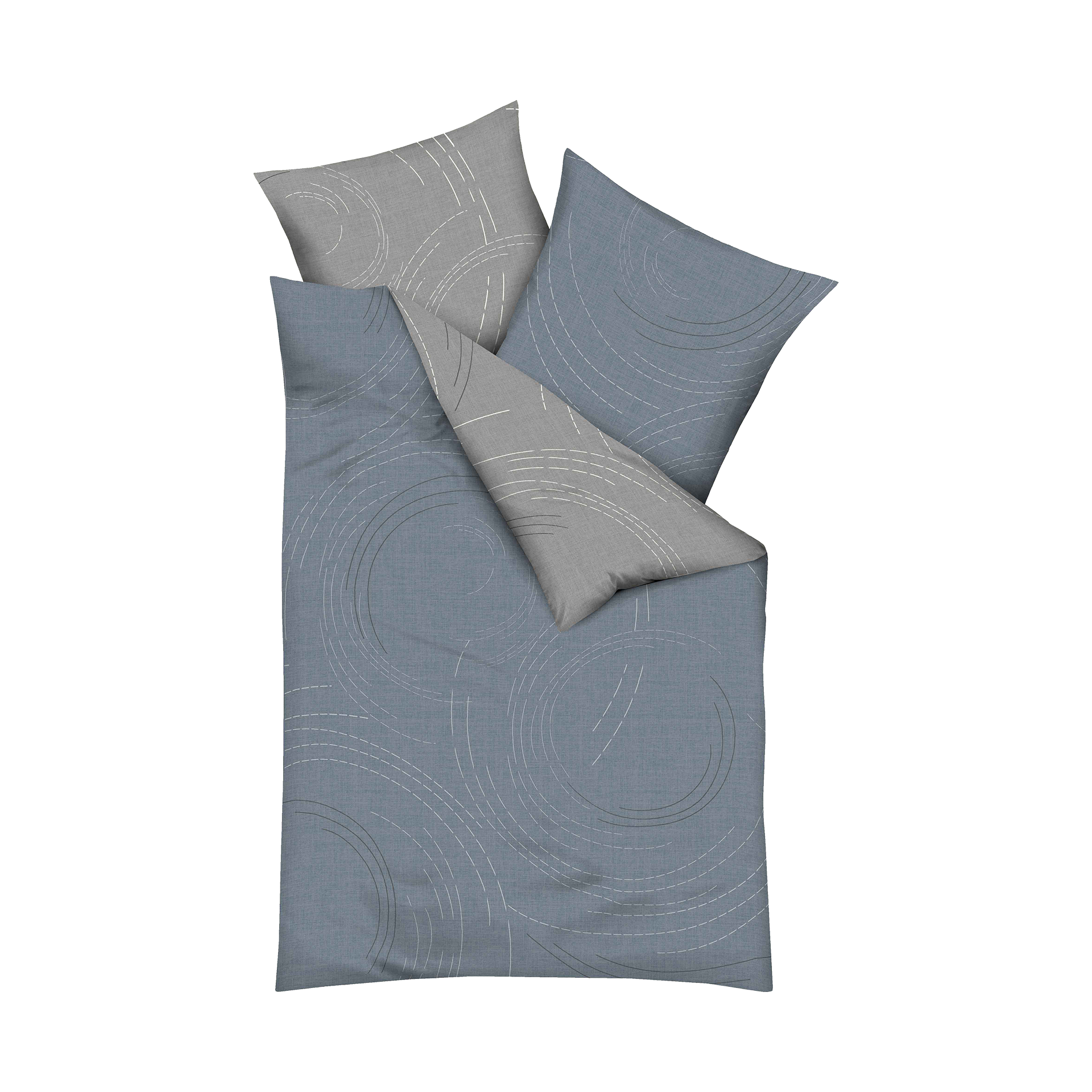 Satin Bettwäsche Jaro Taube 135x200cm Satin Bettwäsche Jaro Taube 135x200cm