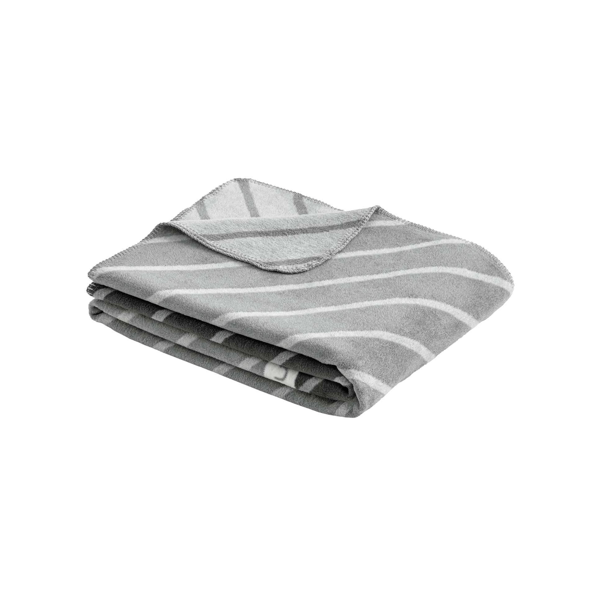 Kuscheldecke Jaquard Bugatti Grau/ Beige 150x200cm