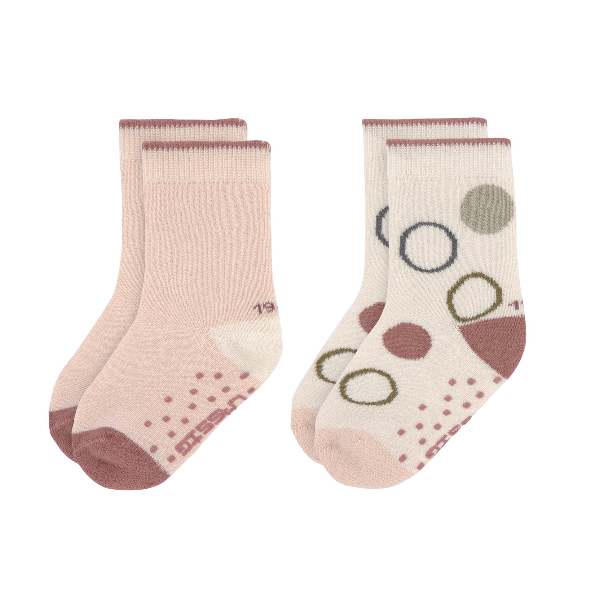 Socke Anti-slip Socks 2-teilig offwhite/powder pink Socke Anti-slip Socks 2-teilig offwhite/powder pink