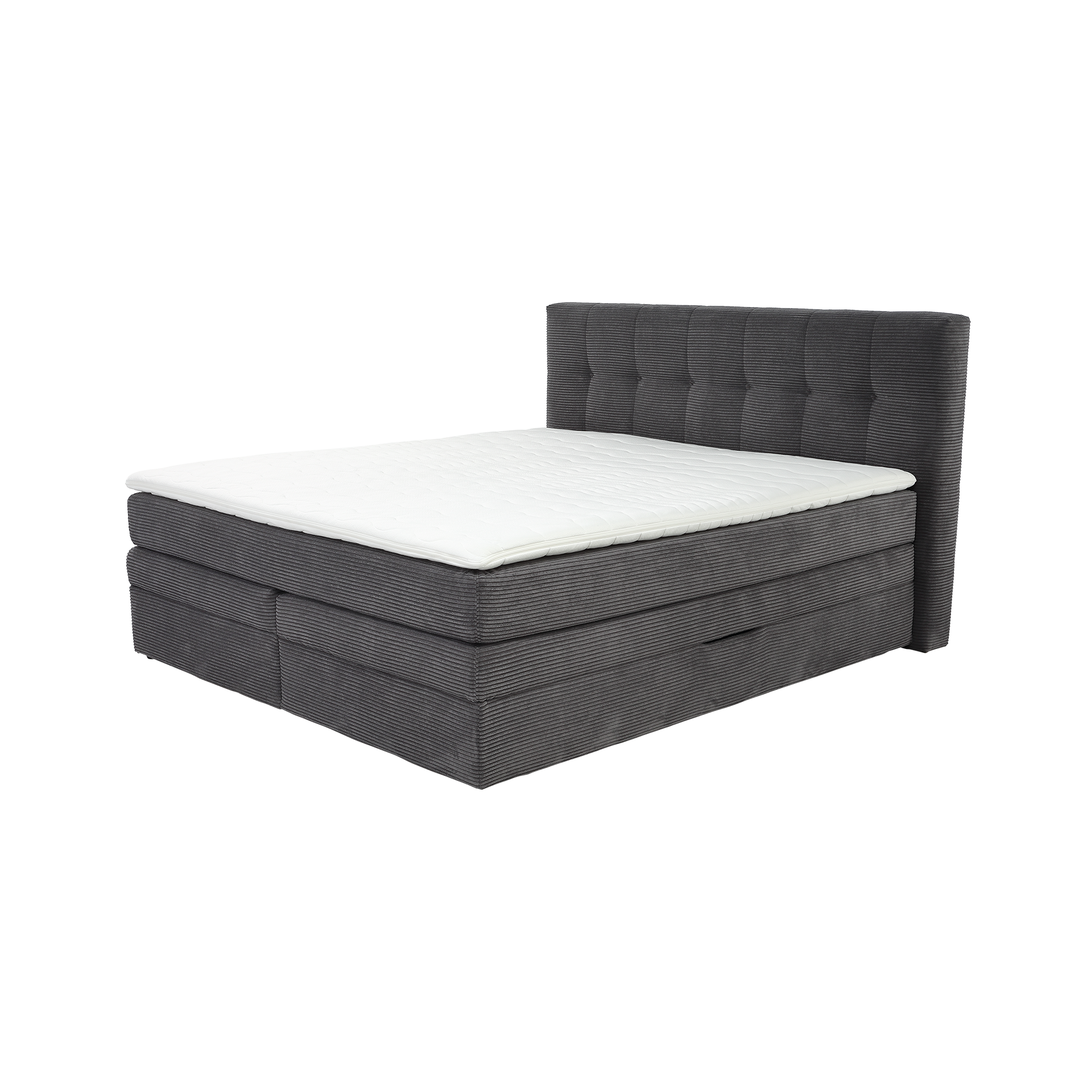 Boxspringbett Arny Grau 180x200 cm Boxspringbett Arny Grau 180x200 cm