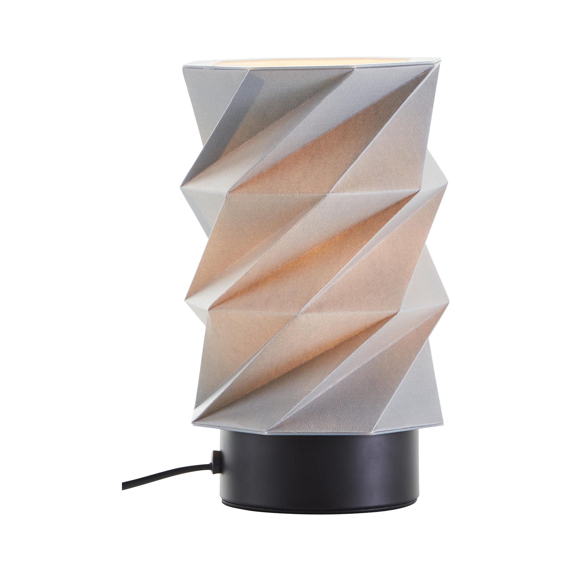 Tischleuchte Paperfold Schwarz Grau Tischleuchte Paperfold Schwarz Grau