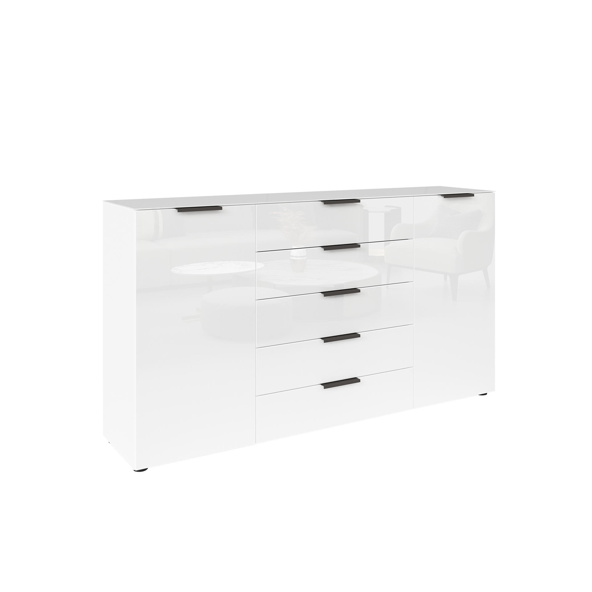 Sideboard Fleur Weiß 42*180*100 Sideboard Fleur Weiß 42*180*100