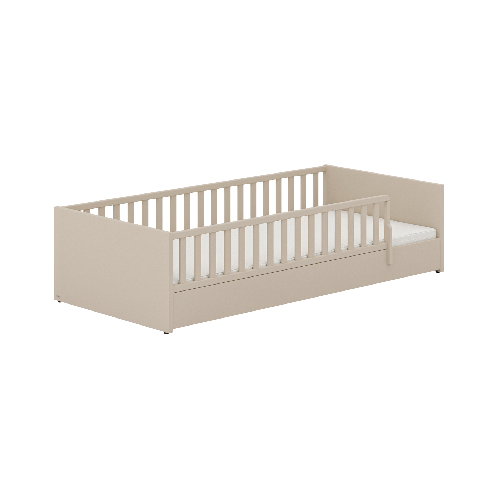 Paidi Babybett Little Flo Gestell Cashmere-Beige 90x200 cm