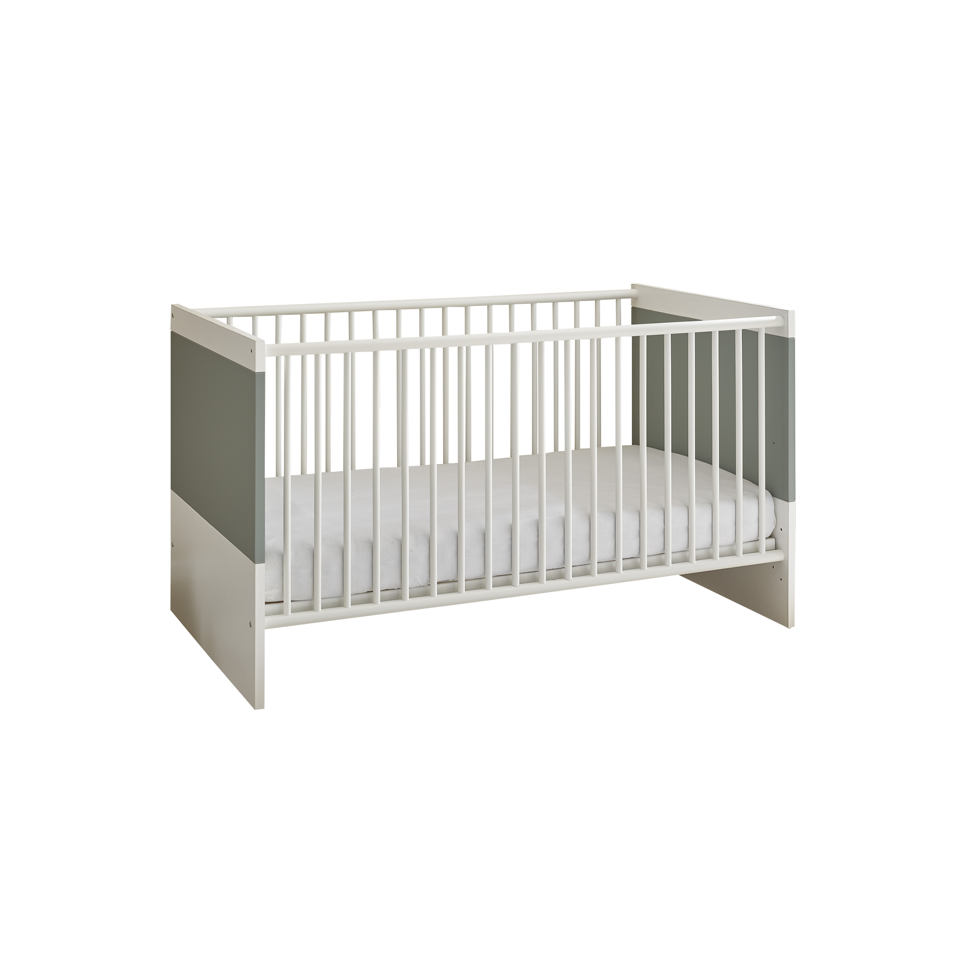 Zauberzwerg Babybett Miracle 70x140 cm Weiß