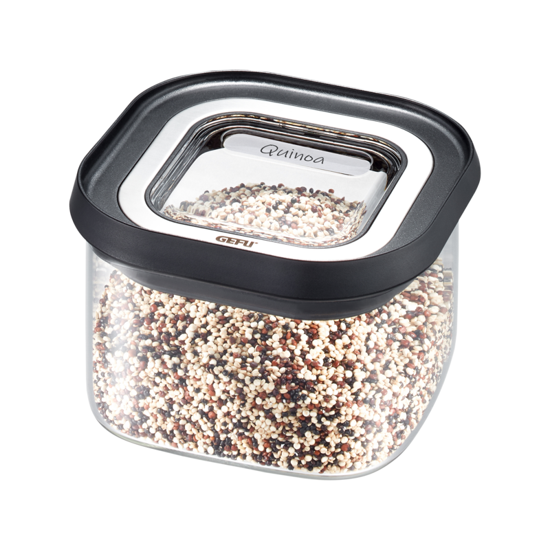 Gefu Vorratsdose Pantry Schwarz-Silber Gefu Vorratsdose Pantry Schwarz-Silber