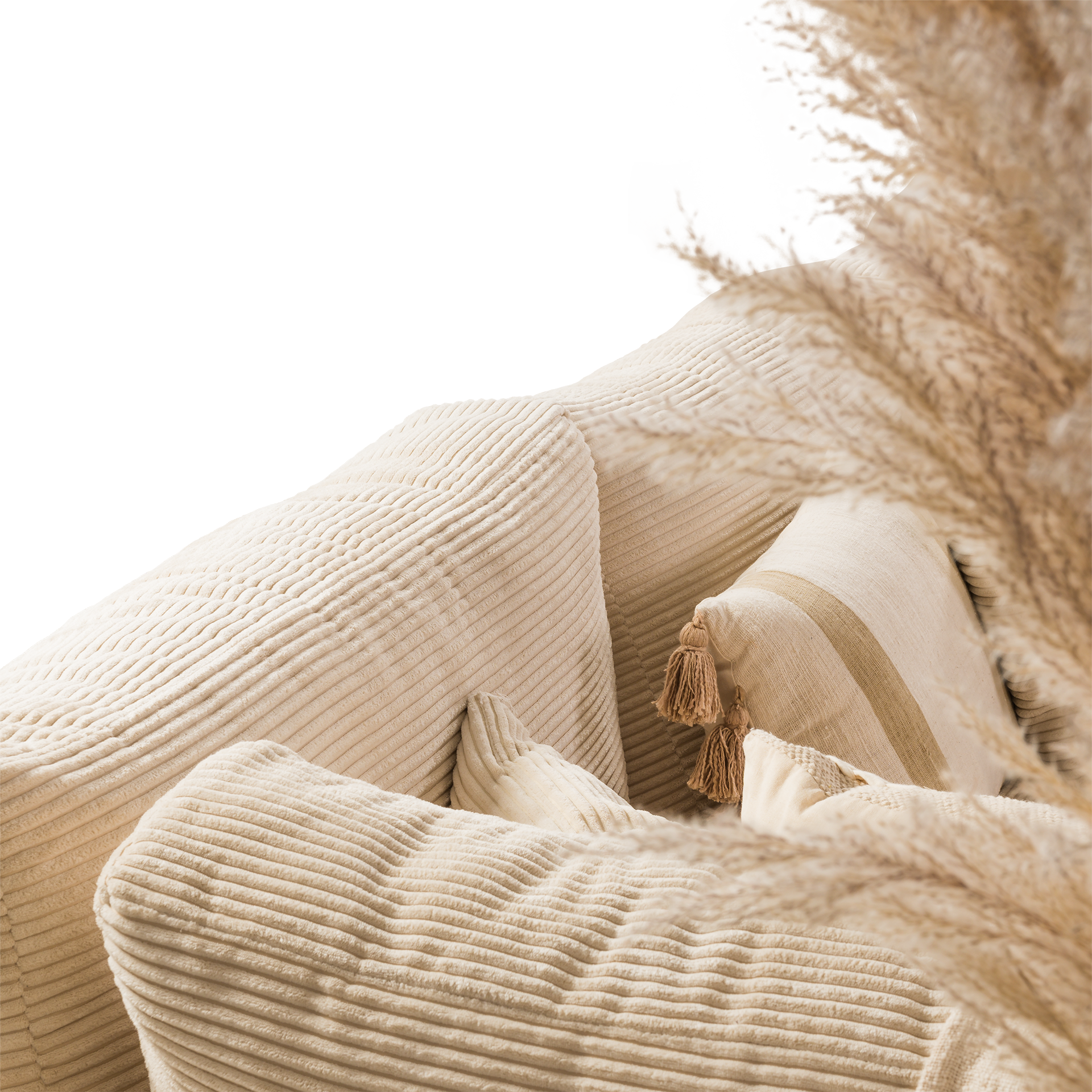 Ecksofa Mirella Beige Ottomane links Ecksofa Mirella Beige Ottomane links