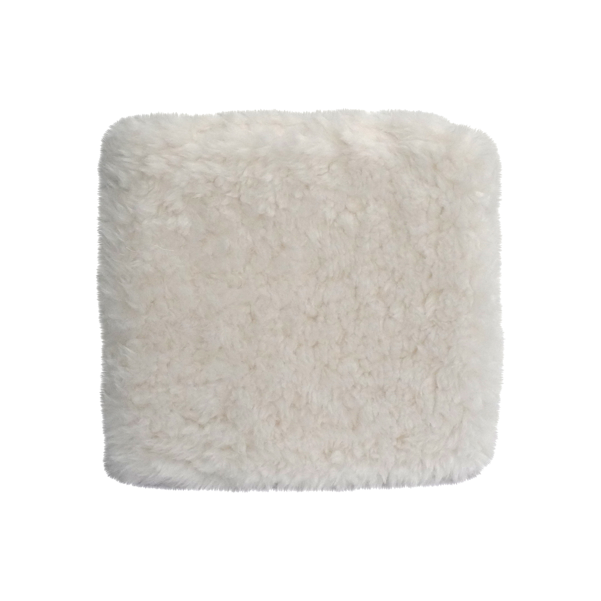 Stuhlkissen Luxury Sheep Offwhite 38x38cm