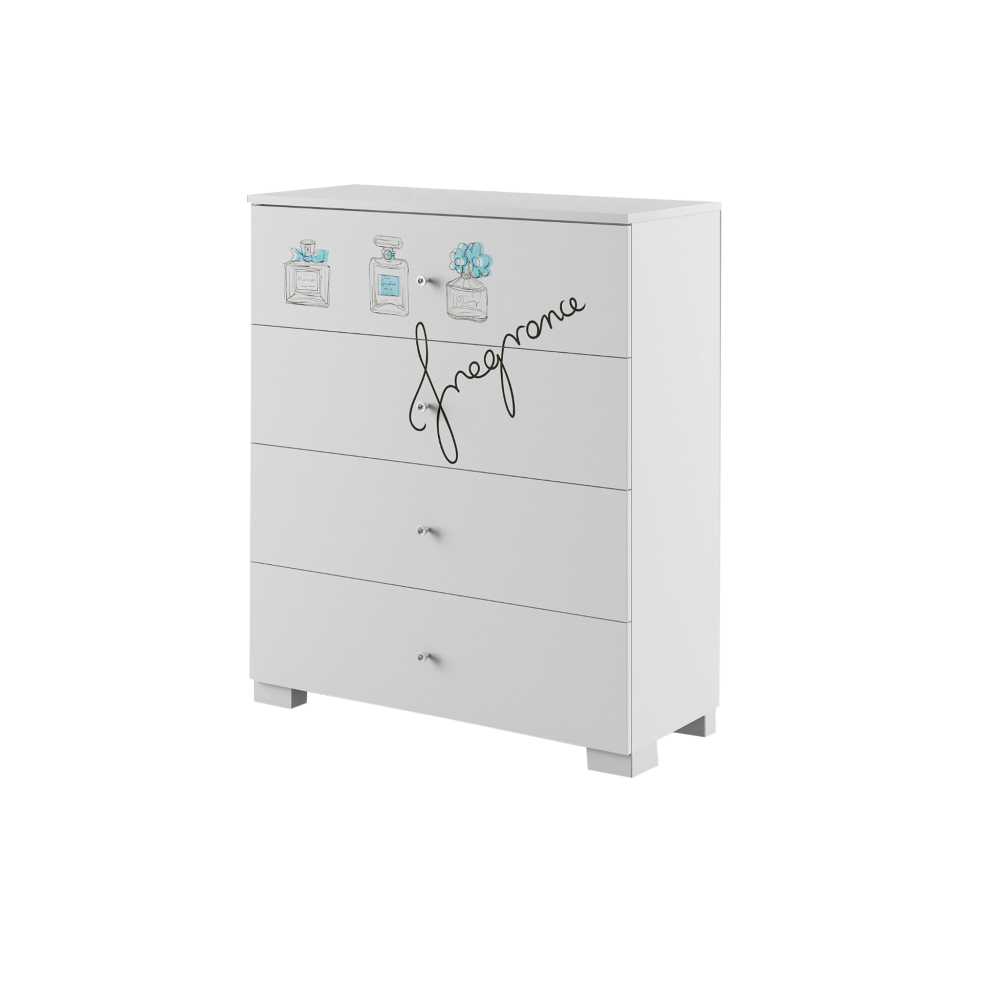 Coolfurn Kommode Feel Mint Korpus Schneeweiß Coolfurn Kommode Feel Mint Korpus Schneeweiß