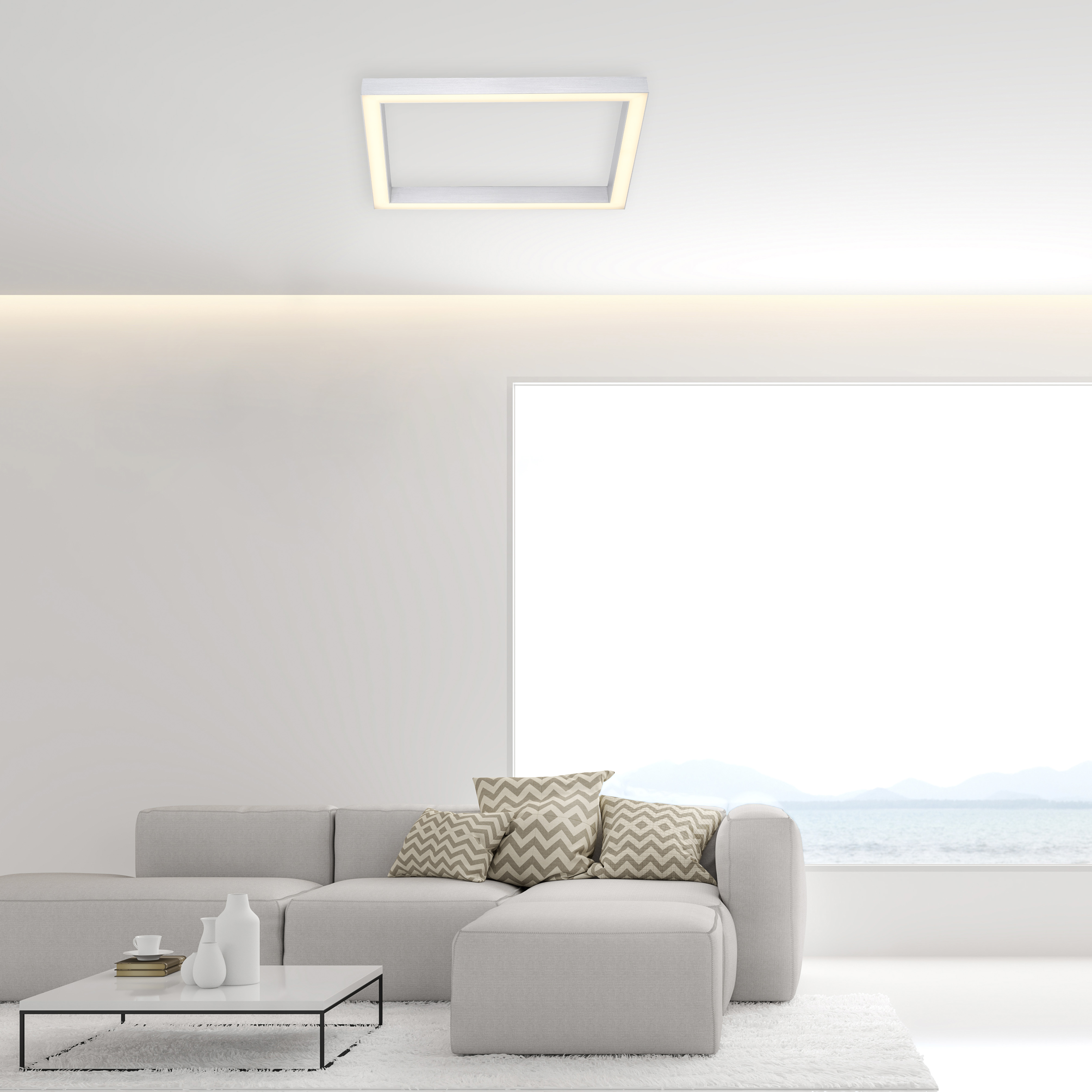 Deckenleuchte PURE-LINES aluminium Deckenleuchte PURE-LINES aluminium