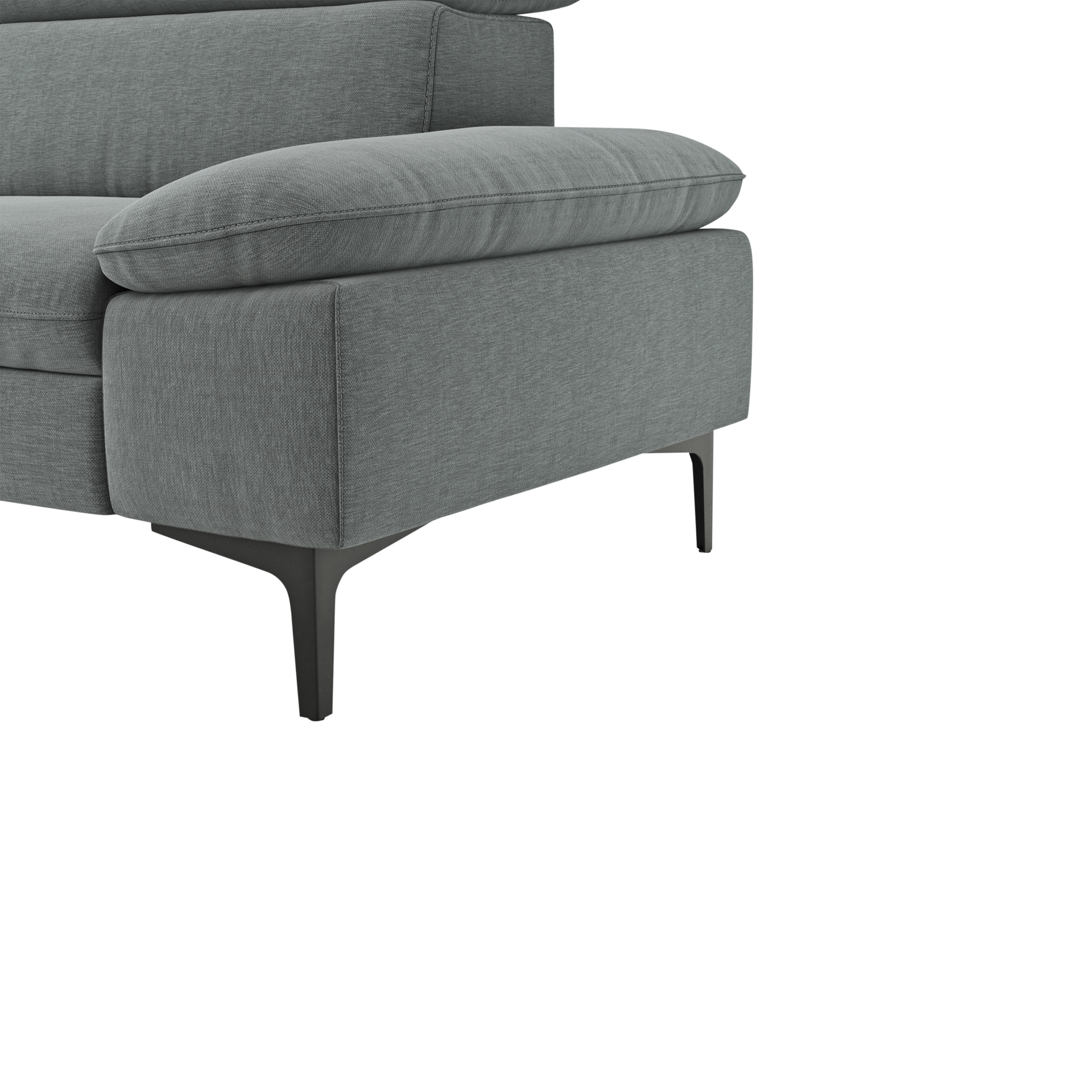 Global wohnen Ecksofa Felipa Plump Rücken echt Kopfteilverstellung Global wohnen Ecksofa Felipa Plump Rücken echt Kopfteilverstellung