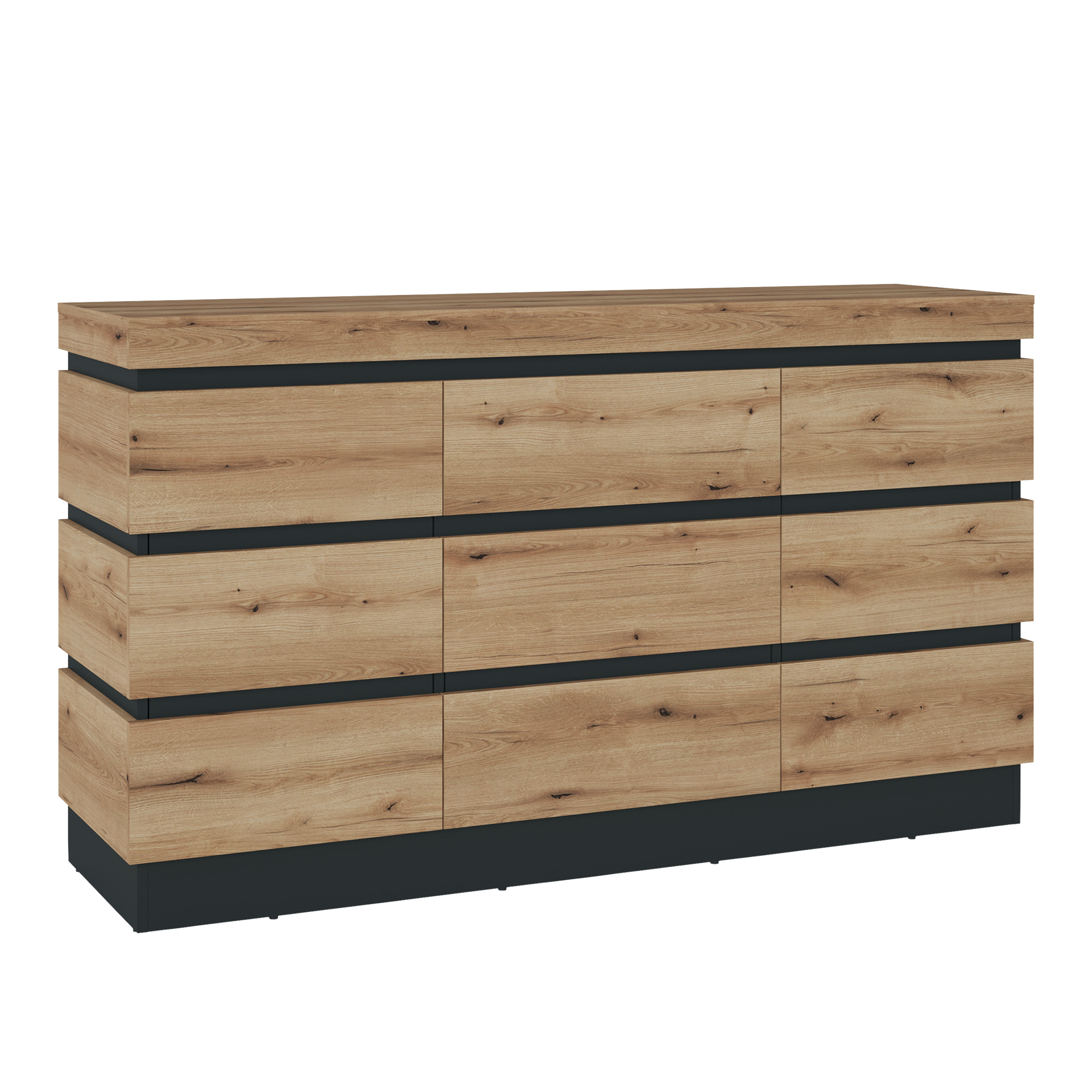 Novofurn Sideboard Waca Eichefarben 45*160.8*92.5