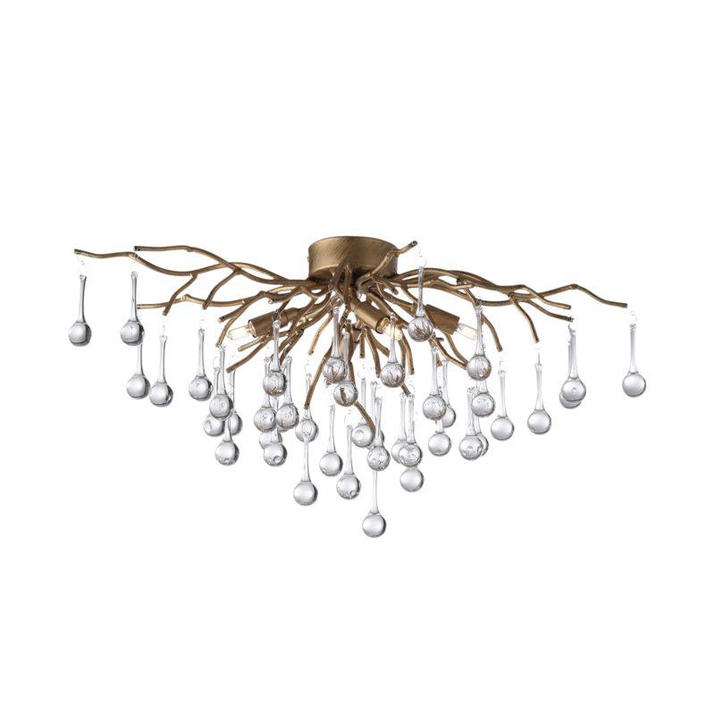 Deckenleuchte ICICLE altmessing