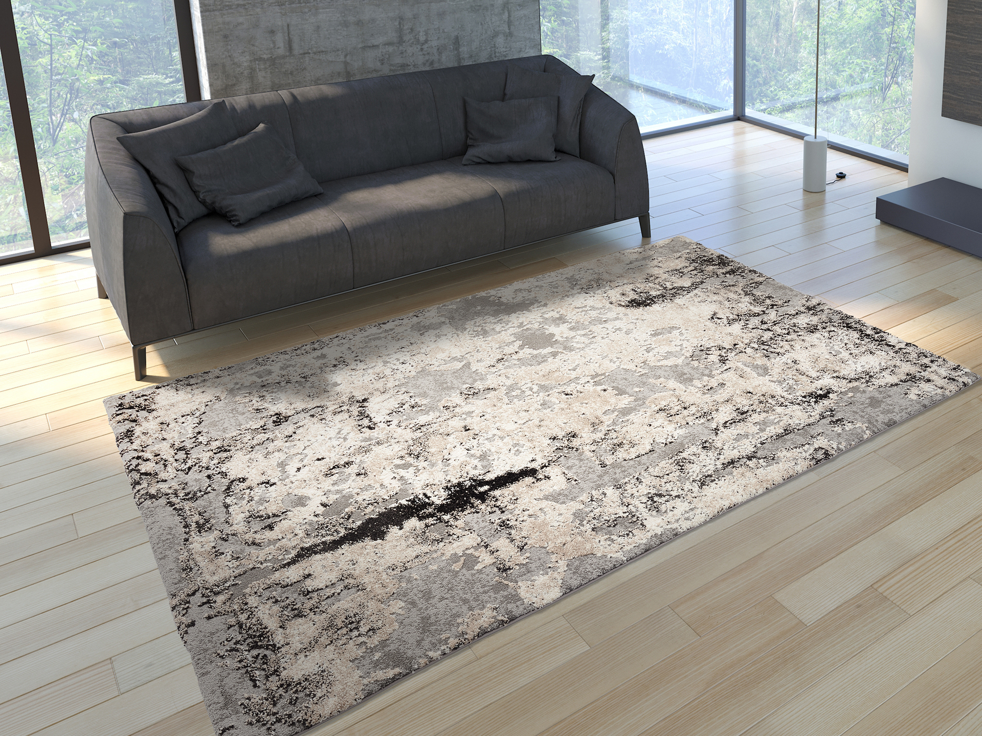 Teppich Juwel Liray 200x290cm Hellgrau Teppich Juwel Liray 200x290cm Hellgrau