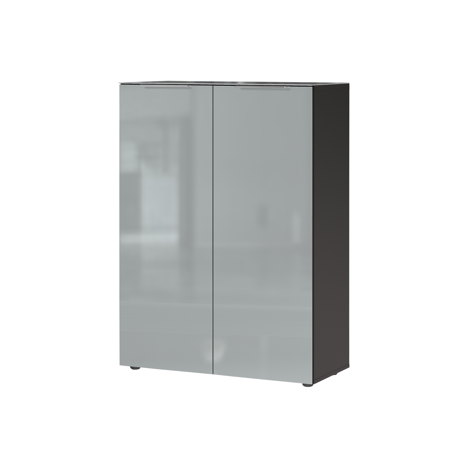 Paul Phillip Schuhschrank Genf Silber Paul Phillip Schuhschrank Genf Silber