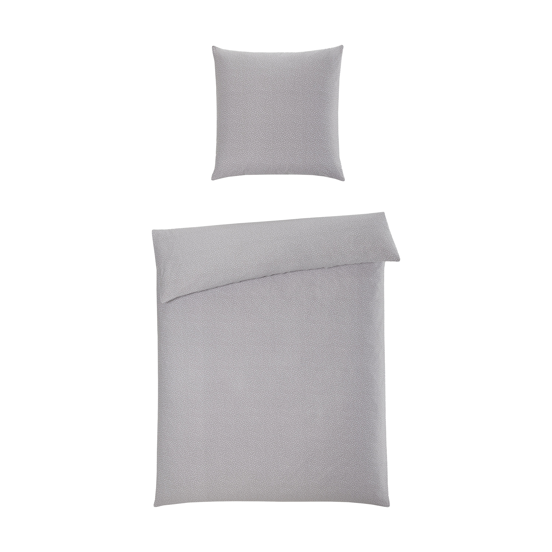 Satin Bettwäsche Casea Pamplona Graphit Grau 135x200cm Satin Bettwäsche Casea Pamplona Graphit Grau 135x200cm