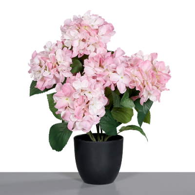 Kunstblume Hortensie Rose Kunstblume Hortensie Rose