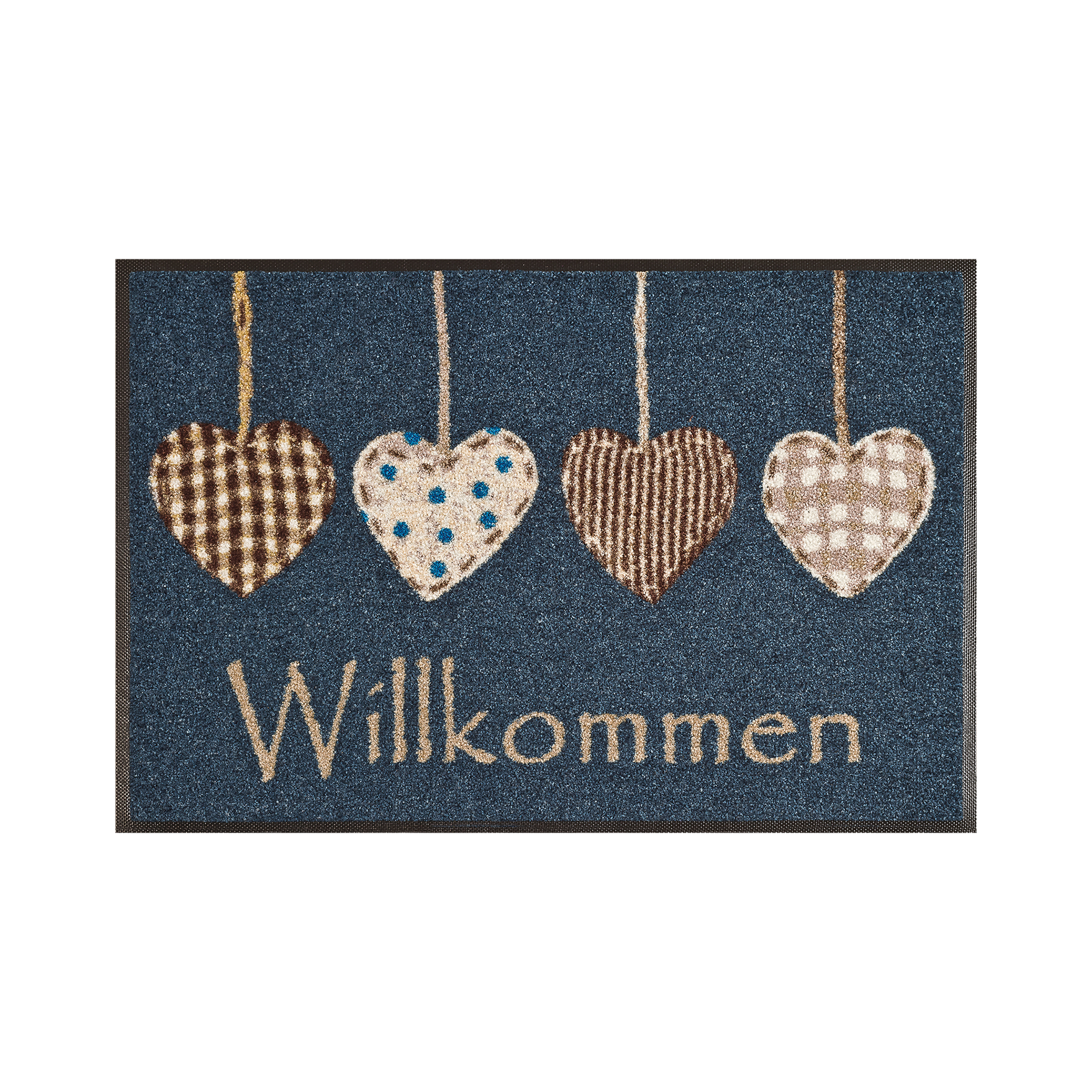 Fußmatte Cottage Hearts 50x75 Bunt