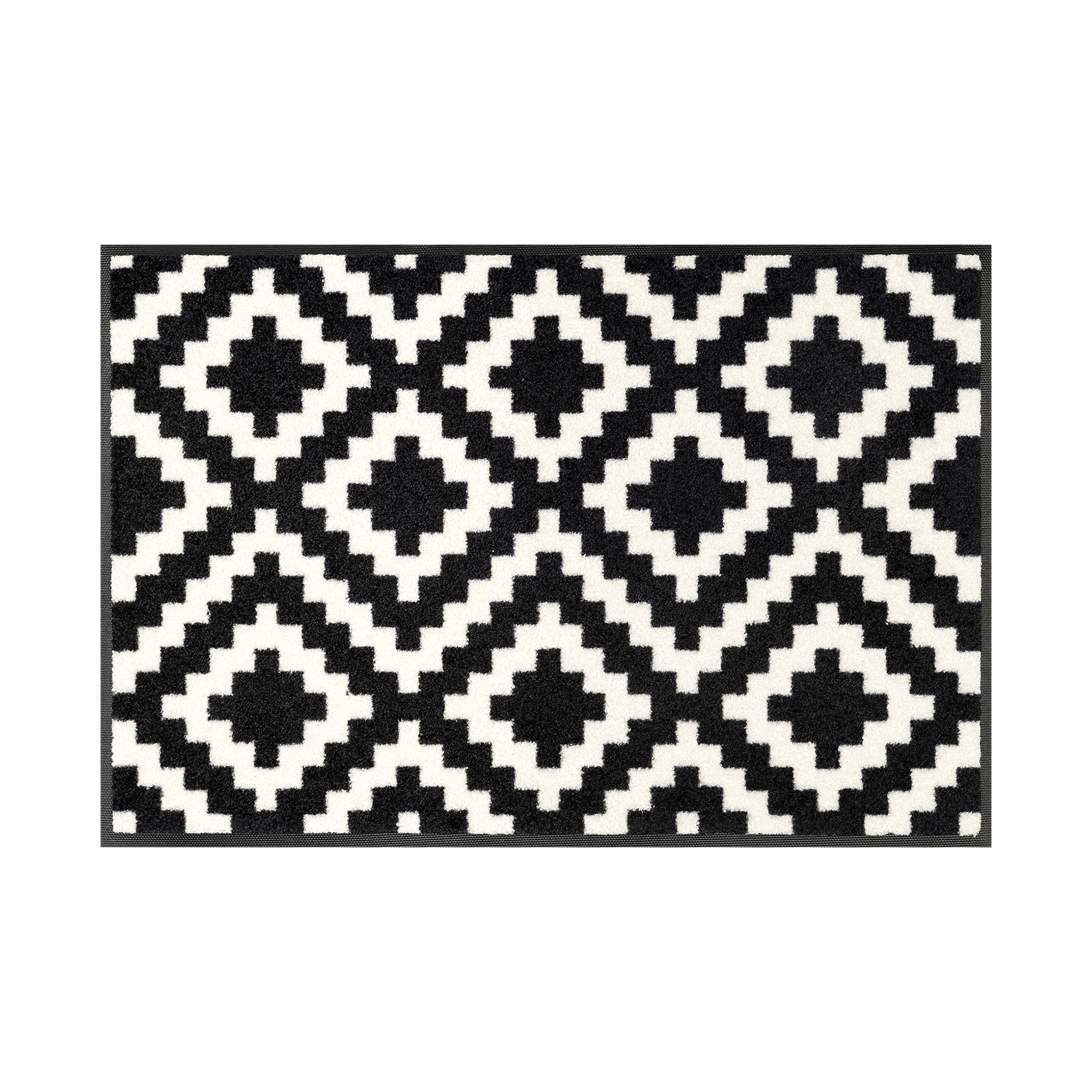 Fußmatte Kalmar 50x75 Schwarz Weiß