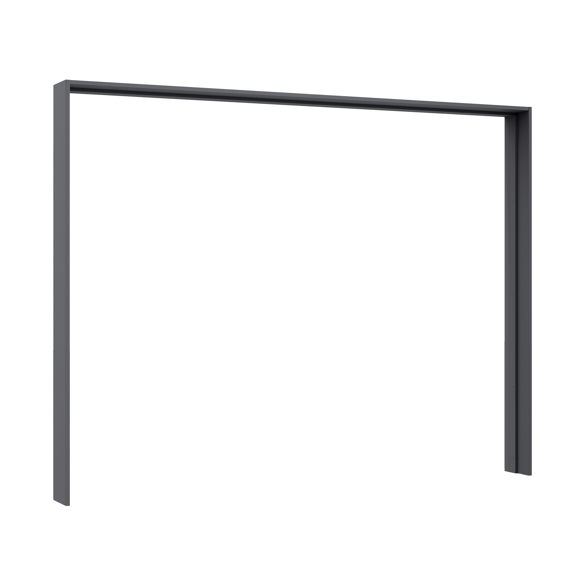 Schwebetürenschrank Elsa Grau 62*279*214