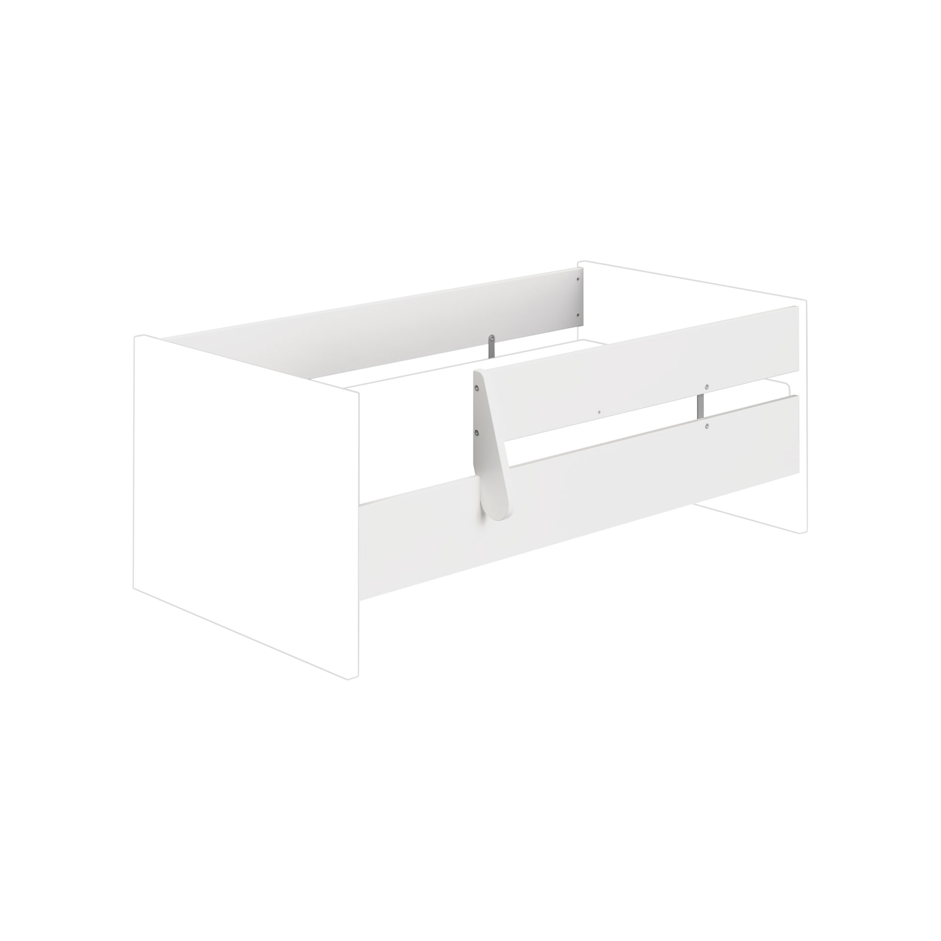 Paidi Bettschutzgitter Remo Weiß Paidi Bettschutzgitter Remo Weiß