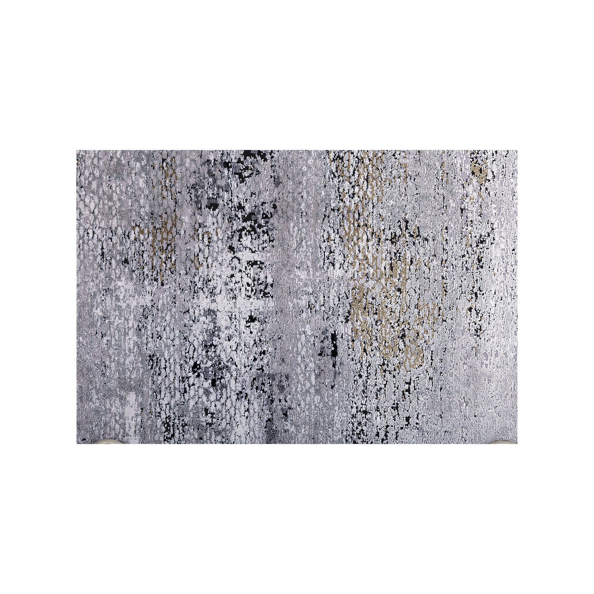 Teppich Atlantis 80x150cm schwarz grau Teppich Atlantis 80x150cm schwarz grau
