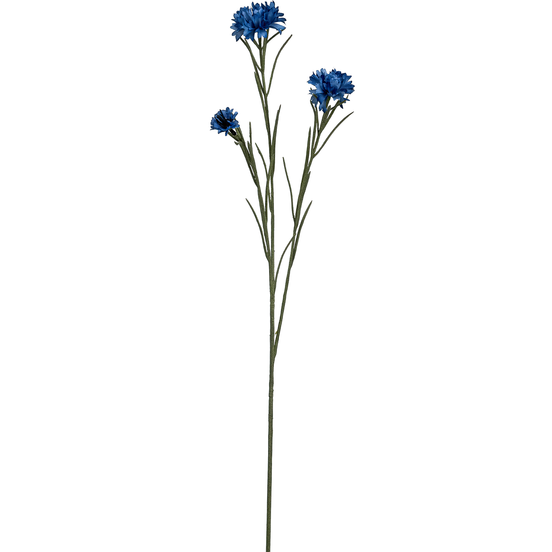 Kunstblume Kornblume Blau-Grün