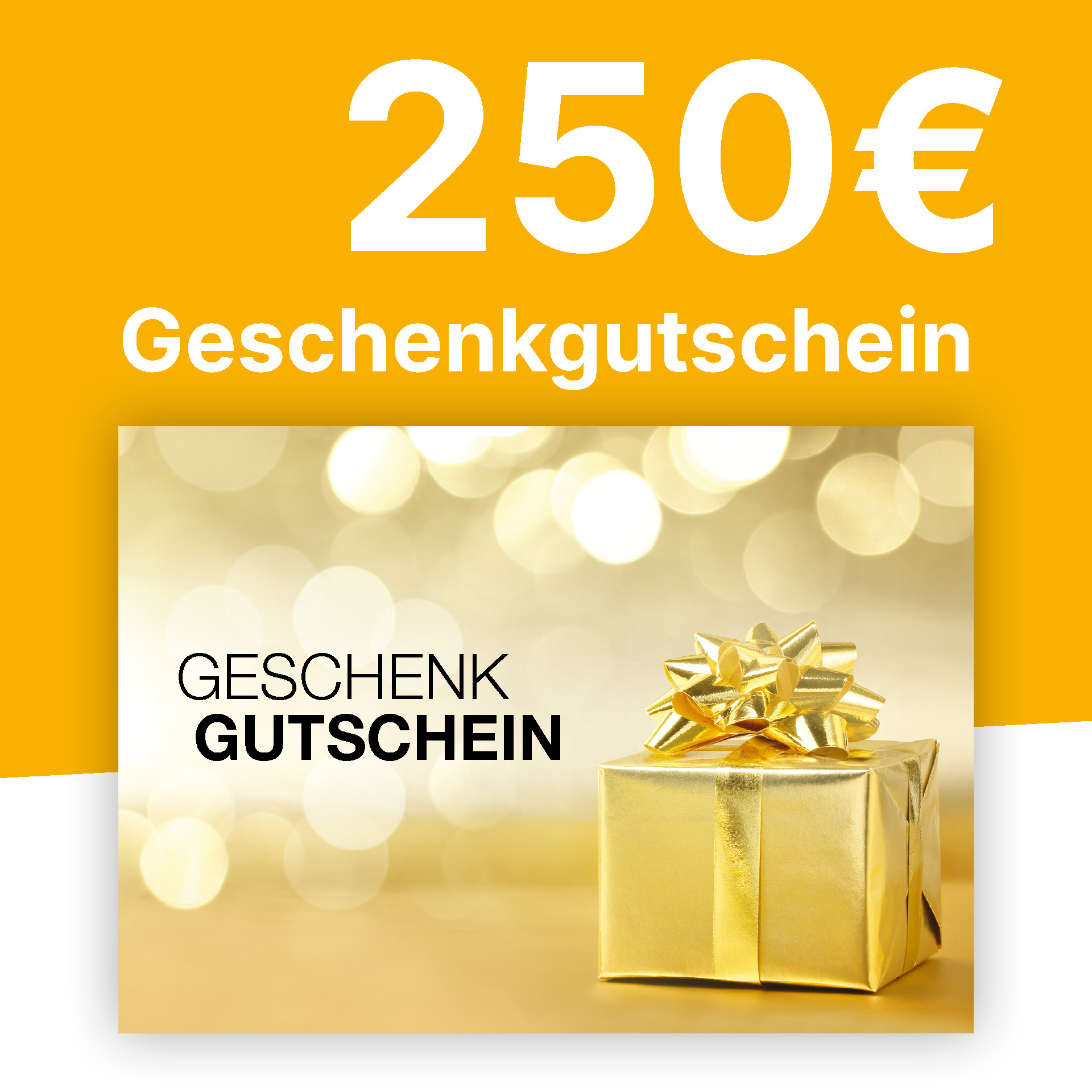 Gutschein 250,- € Gutschein 250,- €