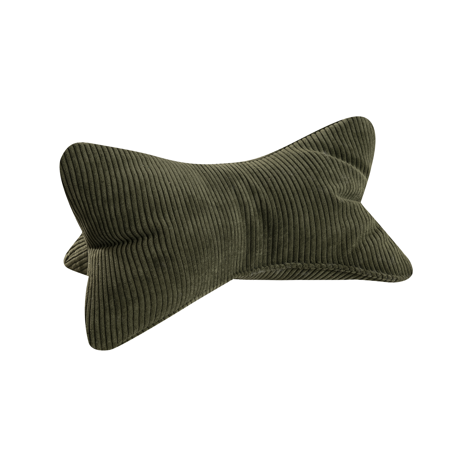 Kissen Leseknochen Inga dunkelgrün 44x22cm Kissen Leseknochen Inga dunkelgrün 44x22cm