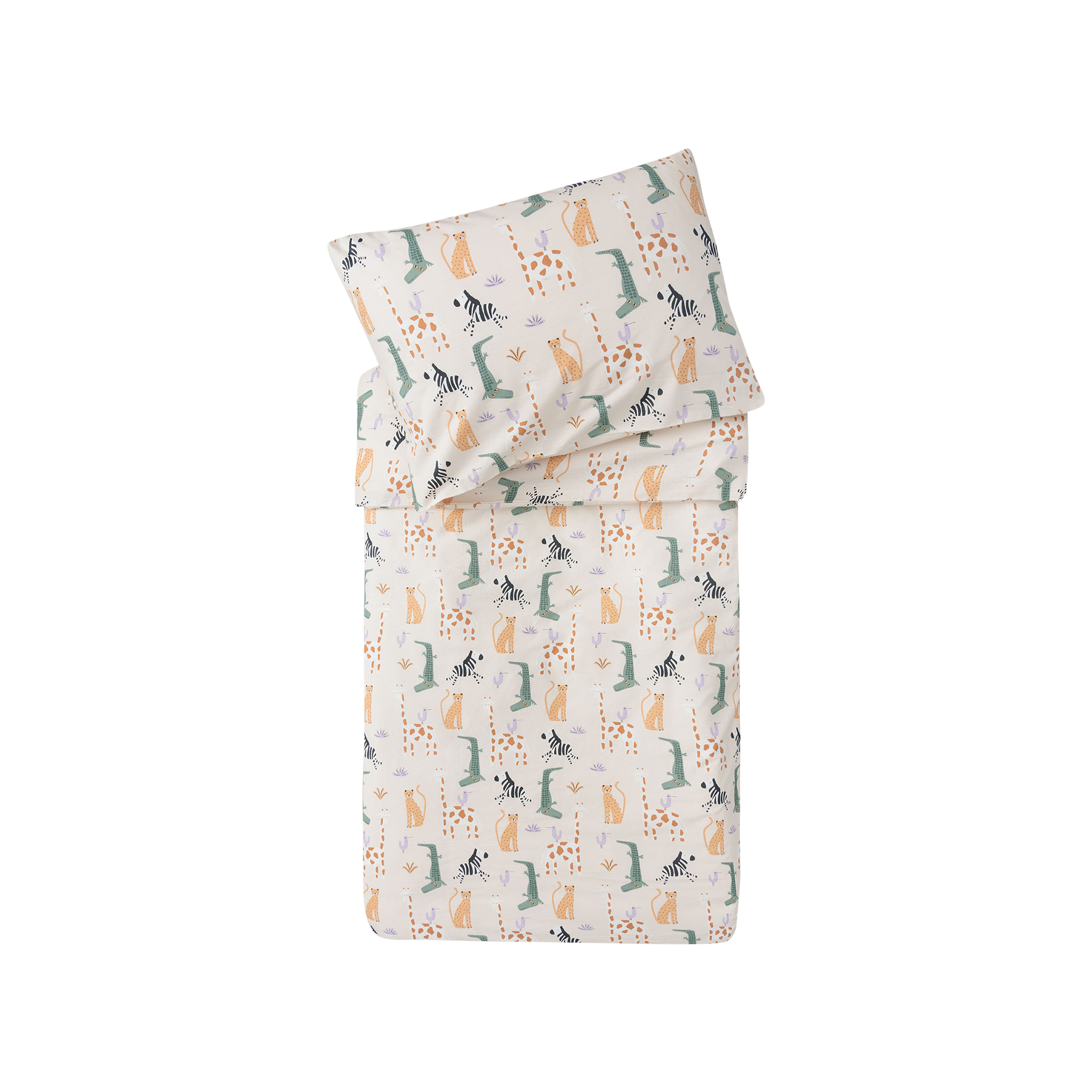 Bettwäsche Jungle Jambo 100x140cm 2-tlg. 2-teilig Mehrfarbig Bettwäsche Jungle Jambo 100x140cm 2-tlg. 2-teilig Mehrfarbig