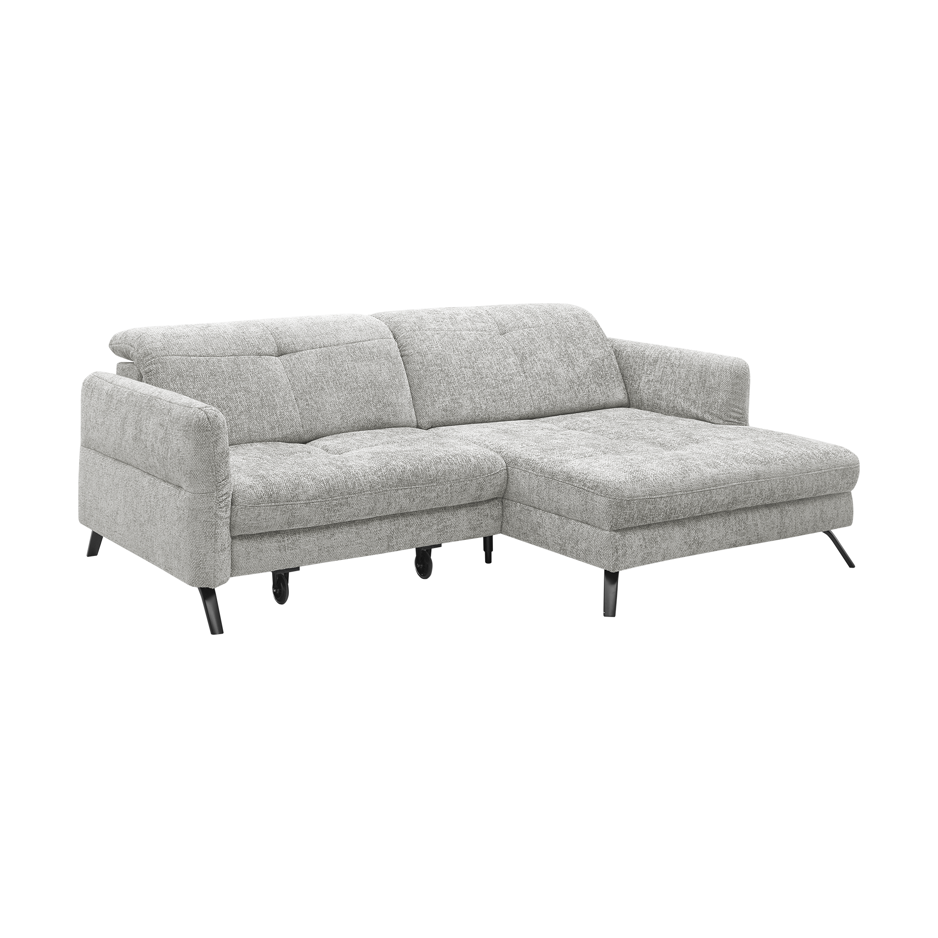 set one by Musterring Ecksofa SO 4400 Grau Ottomane rechts set one by Musterring Ecksofa SO 4400 Grau Ottomane rechts