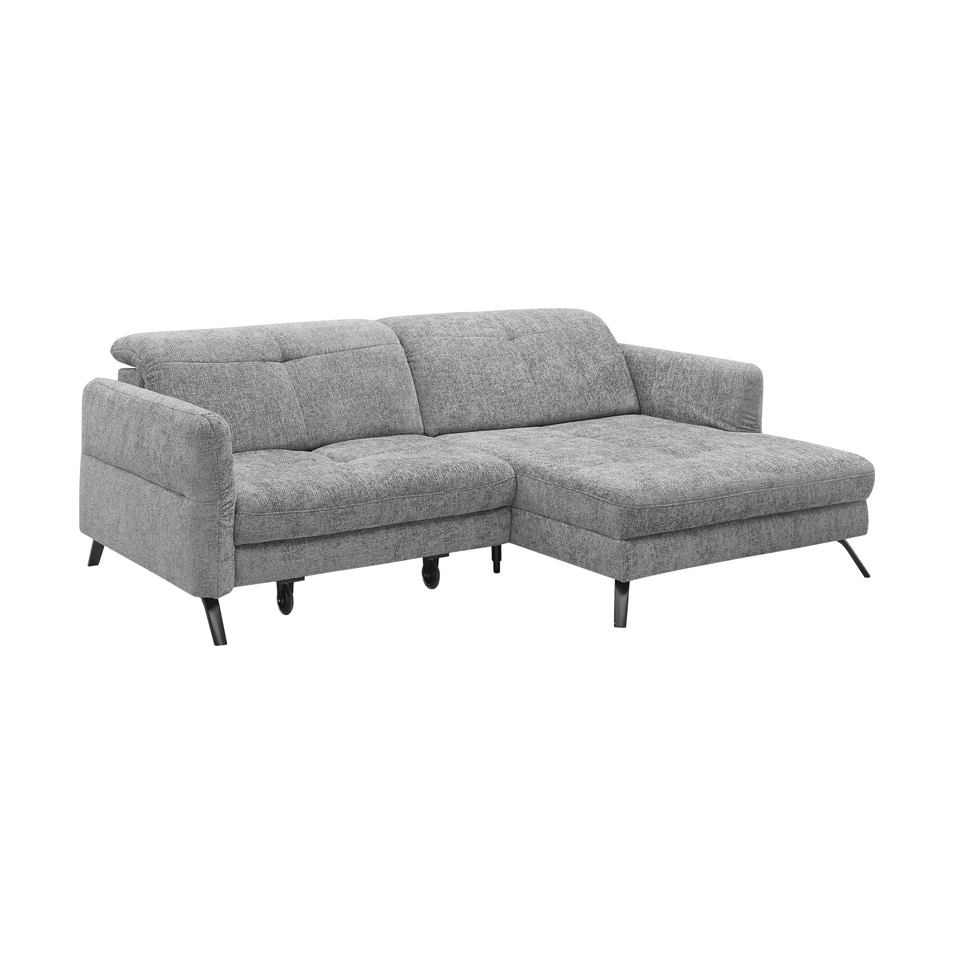 set one by Musterring Ecksofa SO 4400 Grau Ottomane rechts set one by Musterring Ecksofa SO 4400 Grau Ottomane rechts