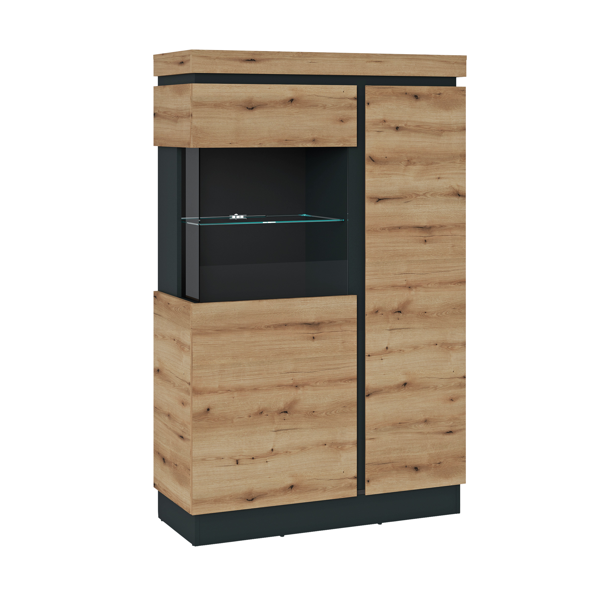 Novofurn Highboard Waca Eichefarben 40*103.5*163.5