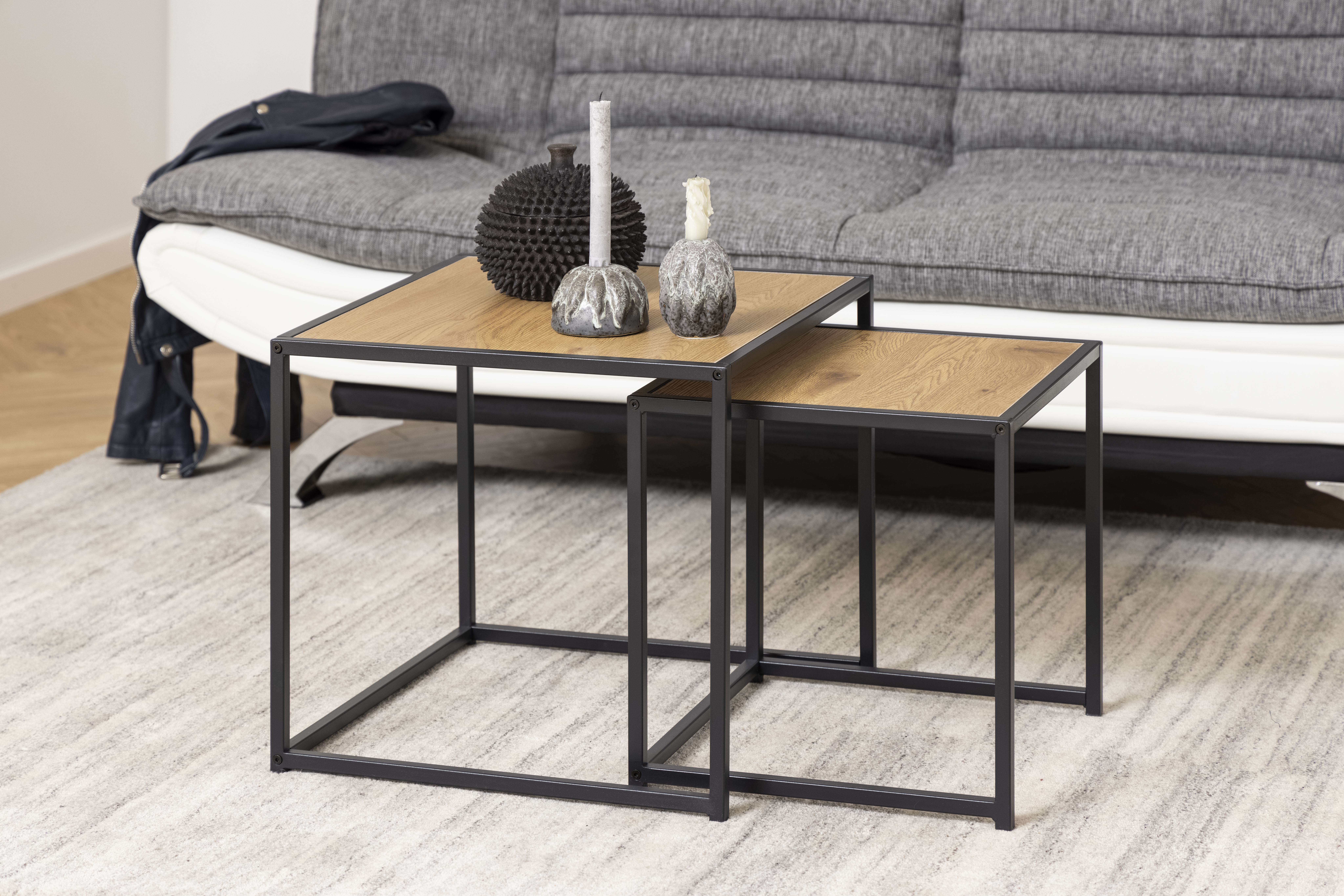 Beistelltisch Seaford Eichefarben 50*50*45 Beistelltisch Seaford Eichefarben 50*50*45