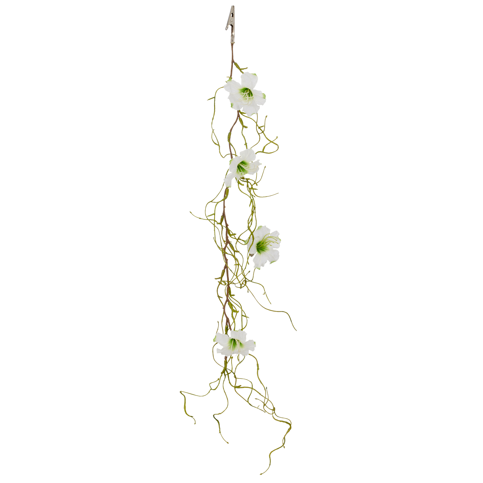 Kunstblume Petunienclip Weiß