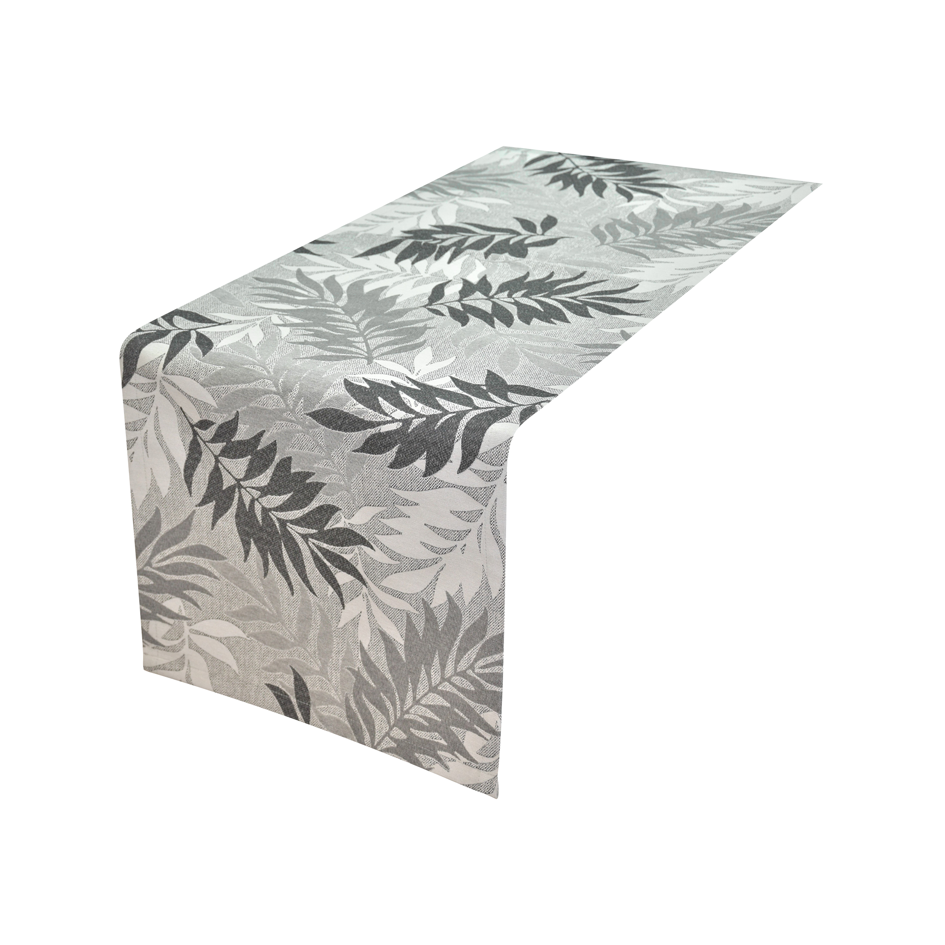 Tischläufer Federn Grau 40x140 Tischläufer Federn Grau 40x140