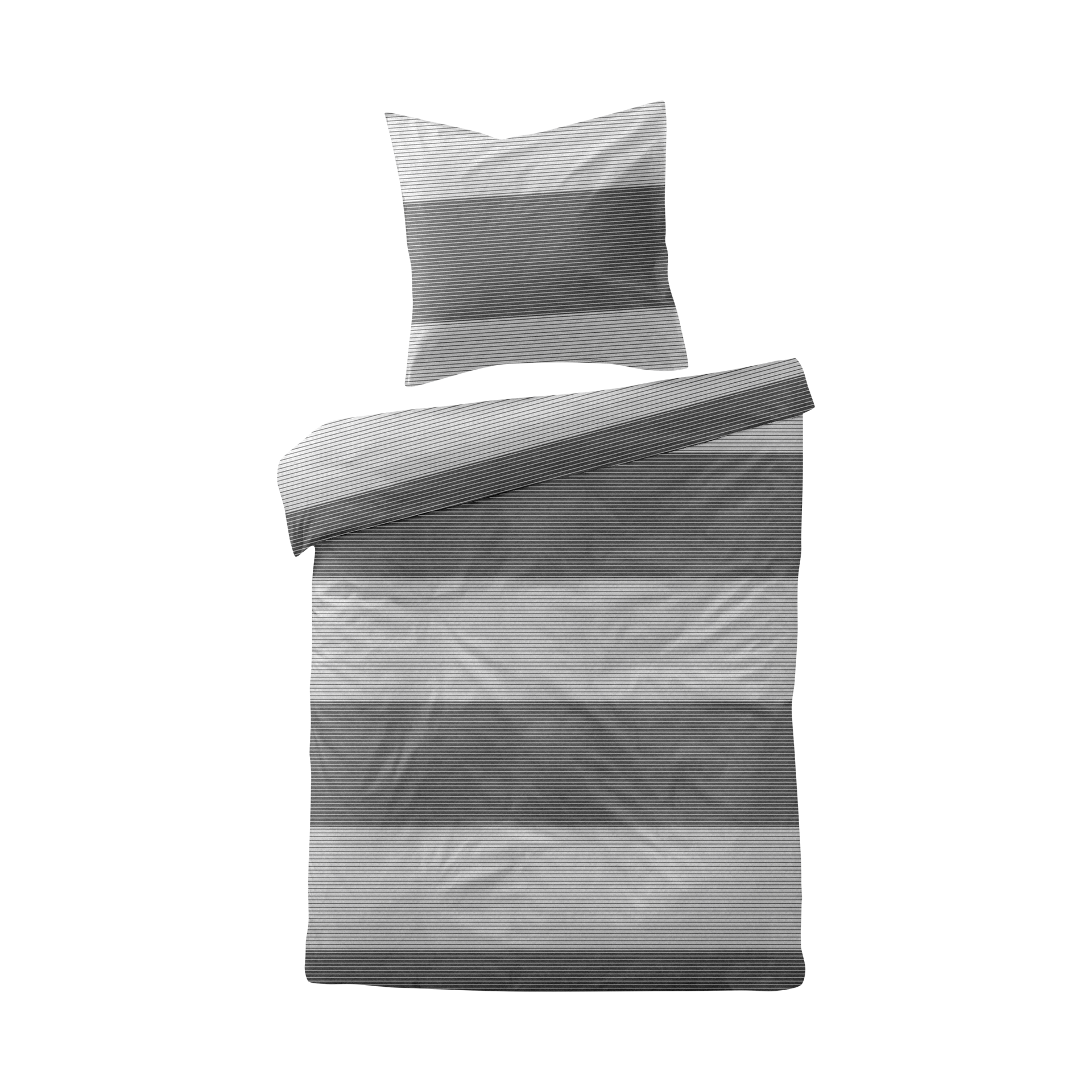 Flanell Bettwäsche Alabamas Lightgrey 155x220cm Flanell Bettwäsche Alabamas Lightgrey 155x220cm