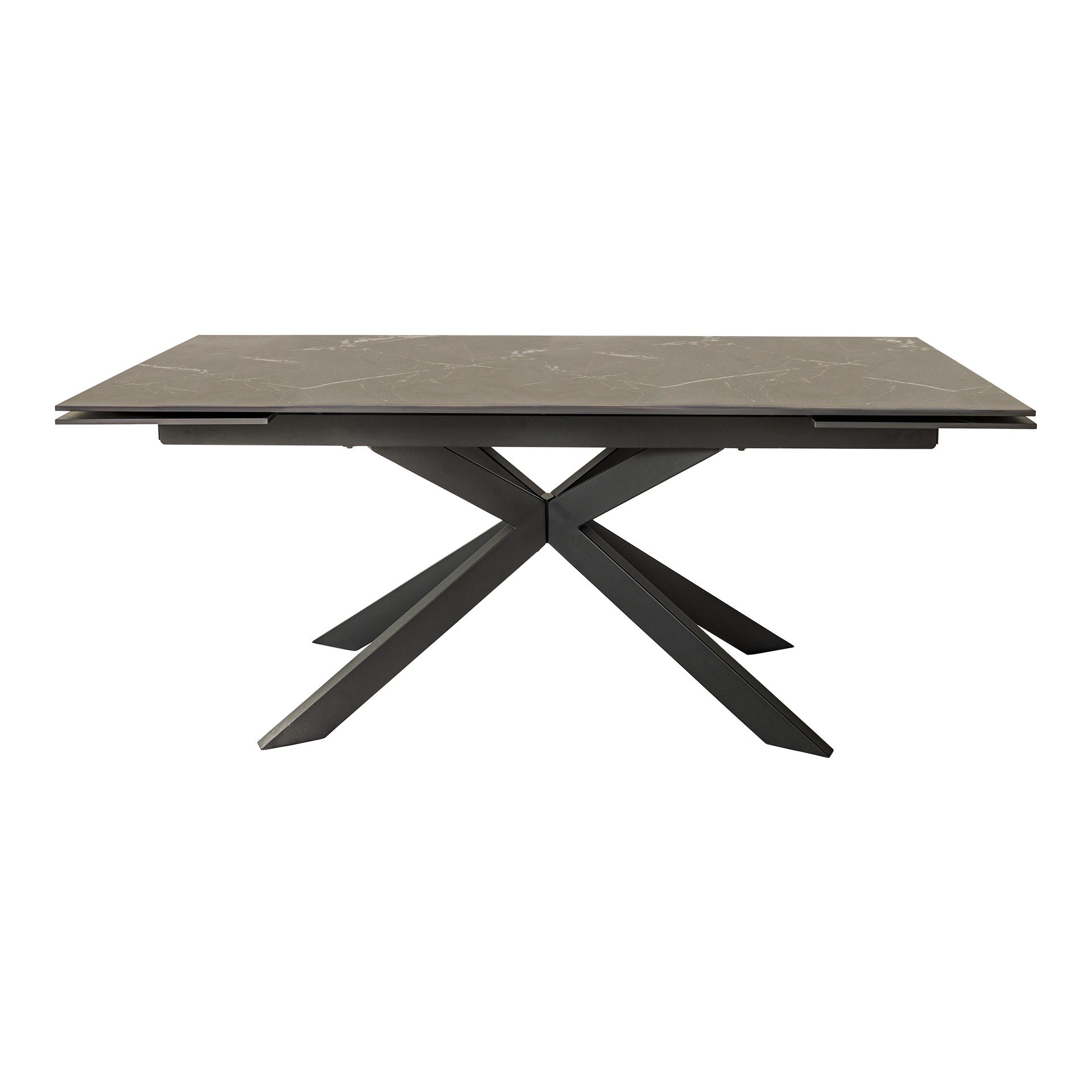 Esstisch mit Auszug Pascal Grau 180*90*76