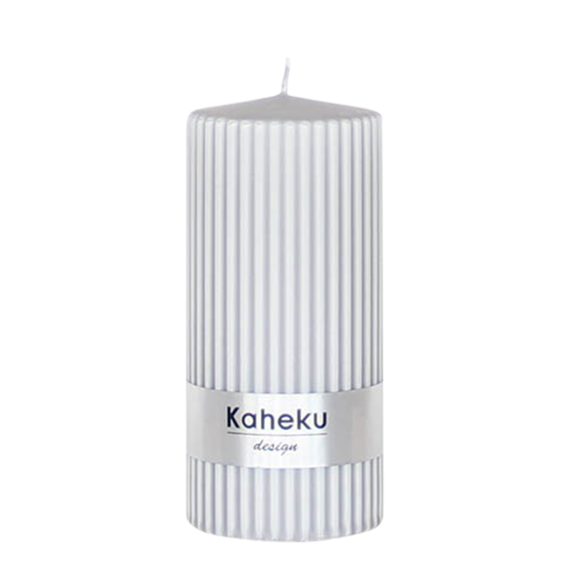 Kerze Powder Steingrau