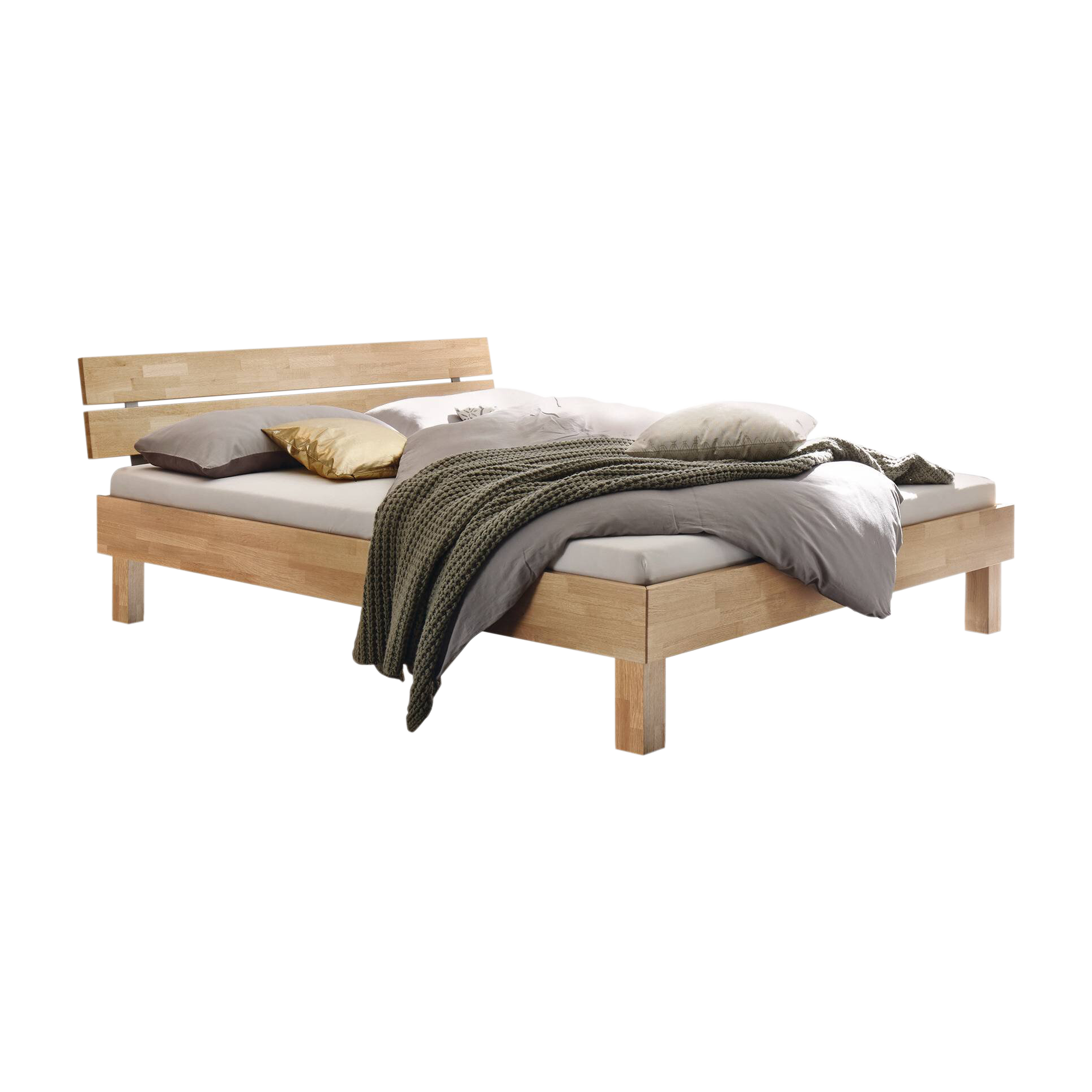 HASENA Bett Prato Gestell Eiche Bianco 100x200 cm HASENA Bett Prato Gestell Eiche Bianco 100x200 cm